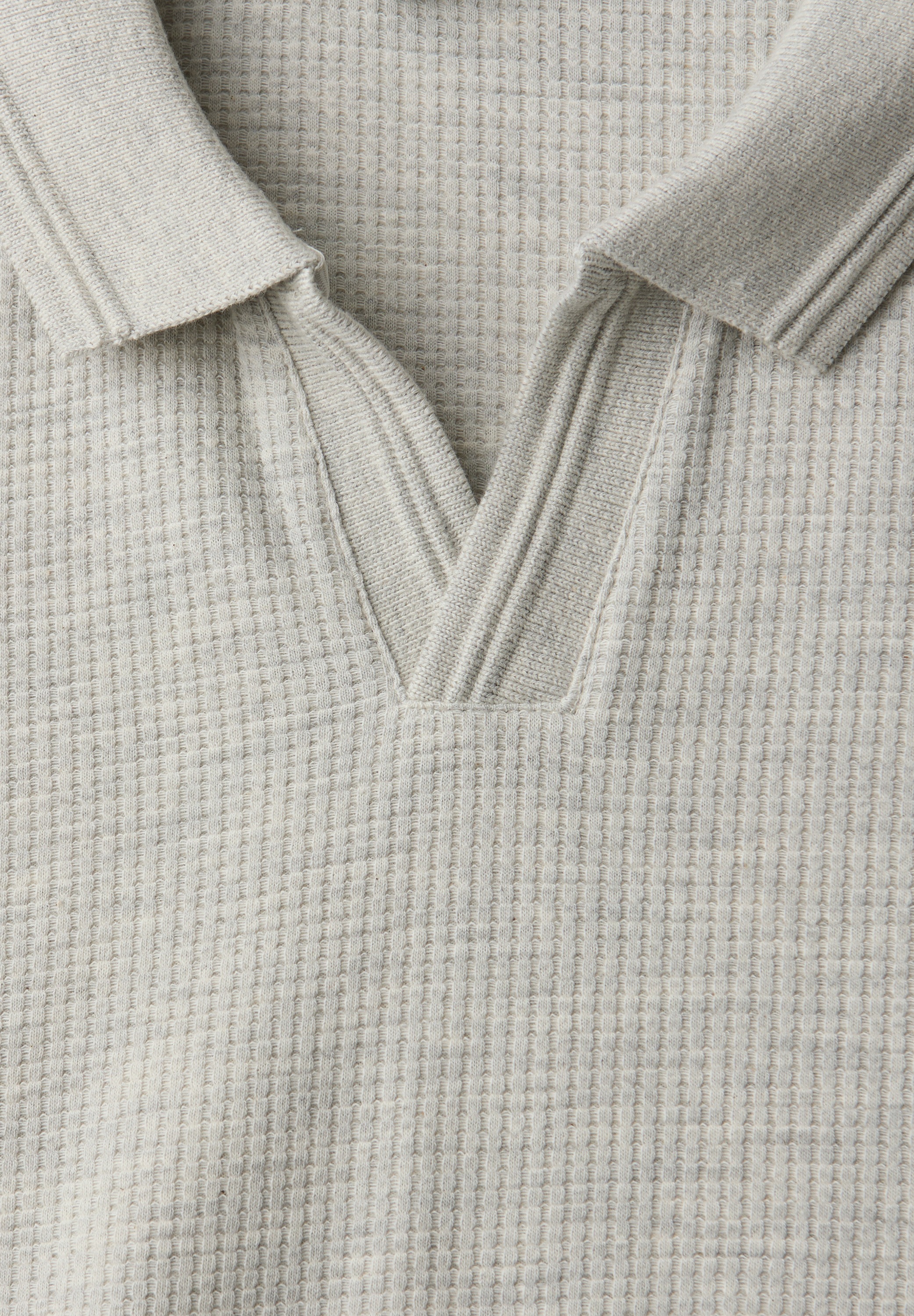 STREET ONE MEN Poloshirt aus Baumwolle mit Stretchante