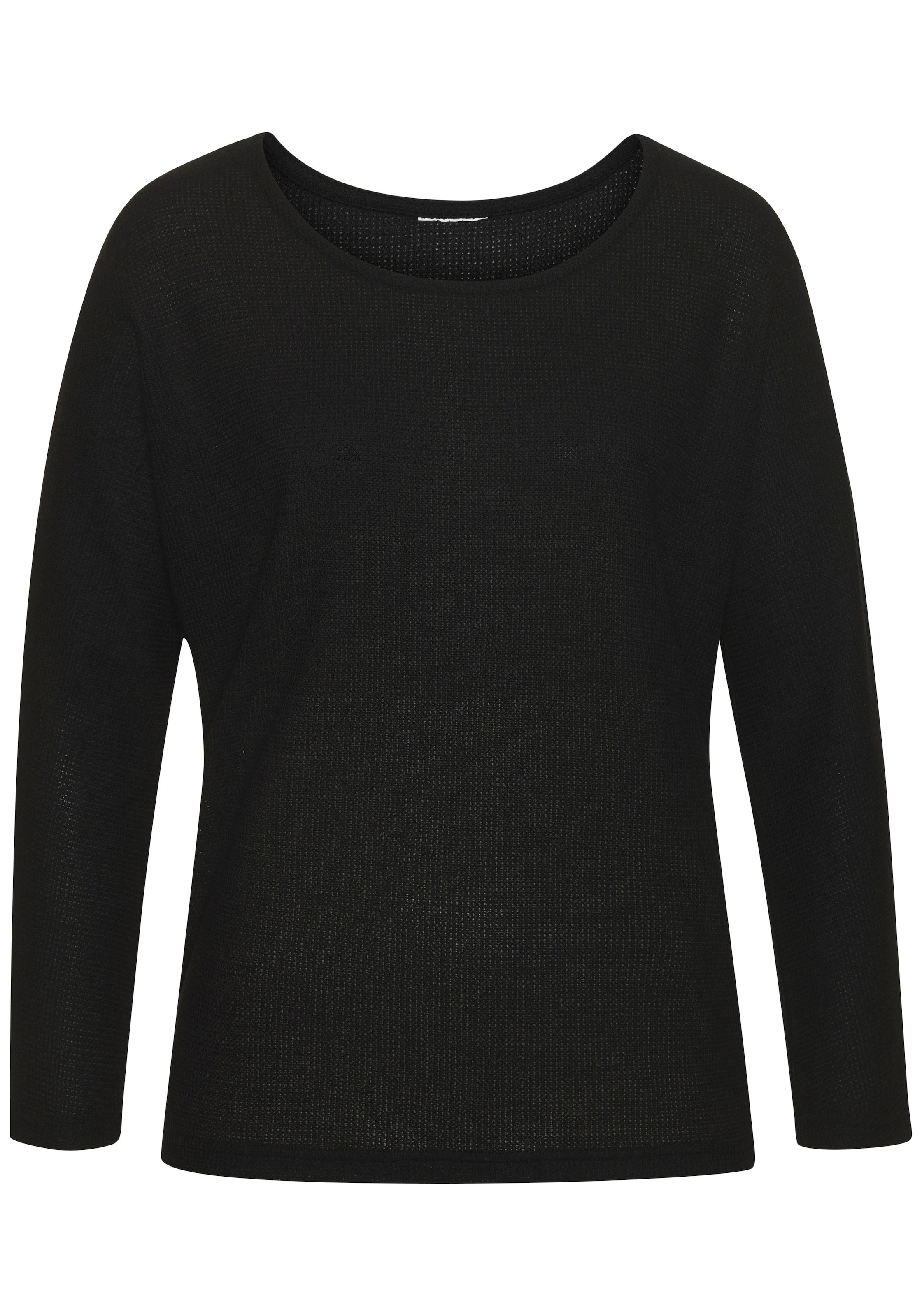 Vivance Langarmshirt »aus flauschigem Strick«, aus bügelfreier Qualität