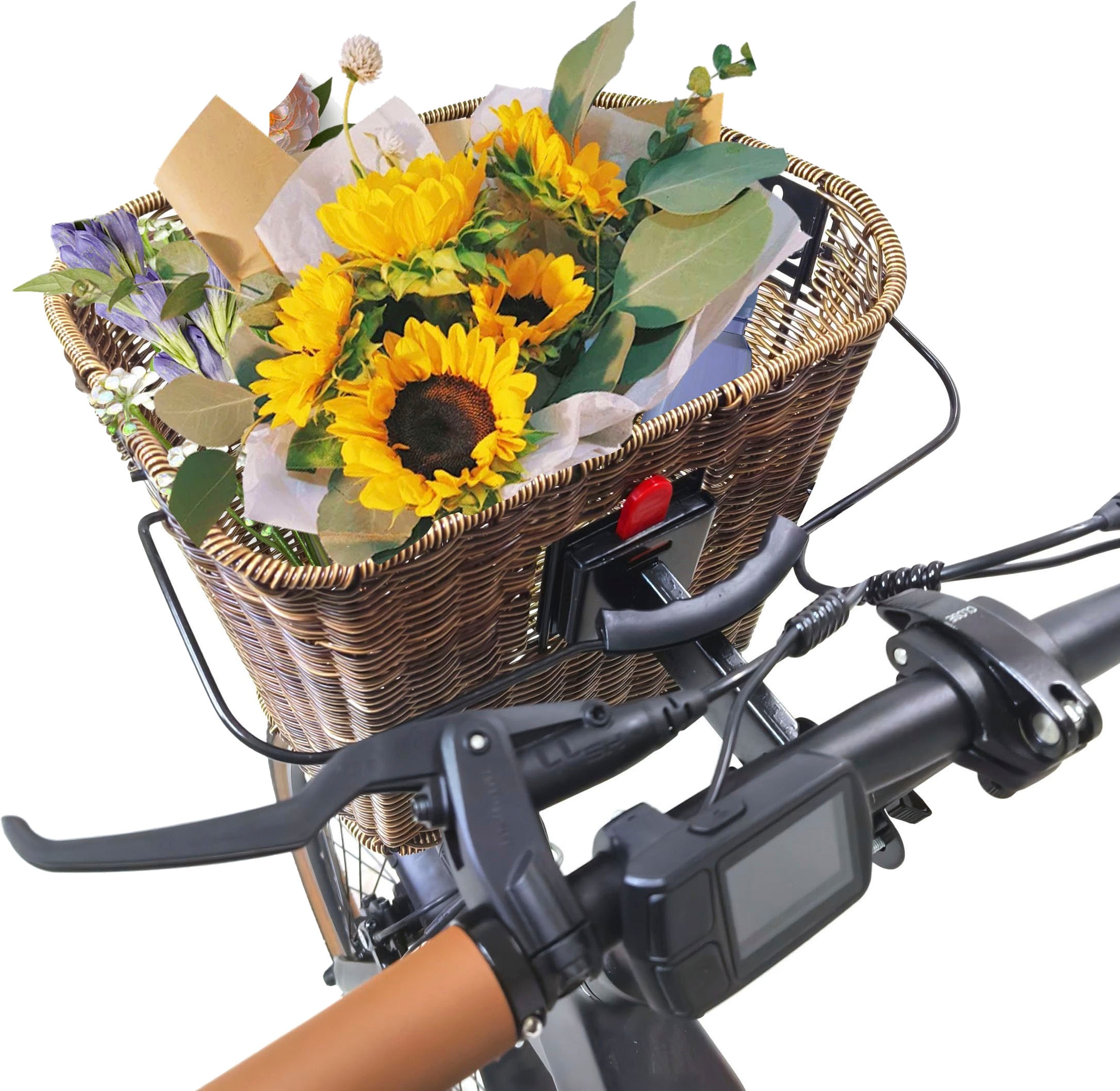 SachsenRad Fahrradkorb »Lenkerkorb mit Tragegriff«