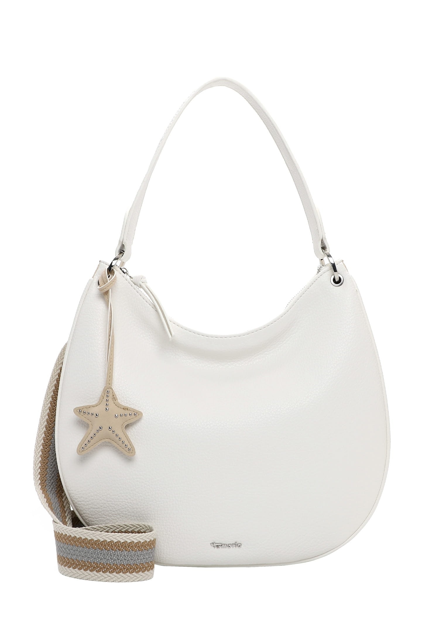 TAMARIS Damen Beuteltasche "Beutel TAS Kea", weiß, Polyurethan, Taschen