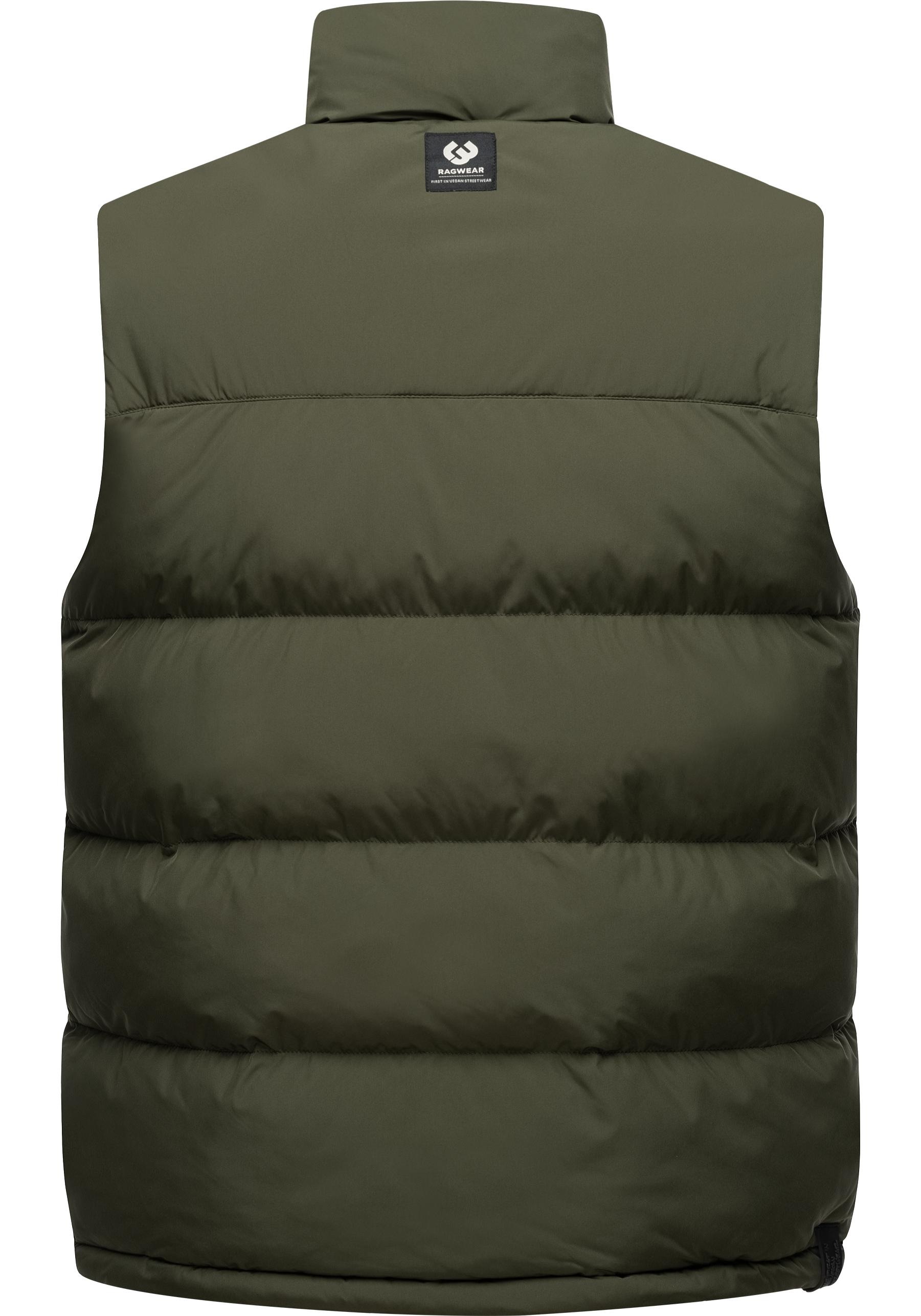 Ragwear Savan Men's Quilted Vest Green Size S 2