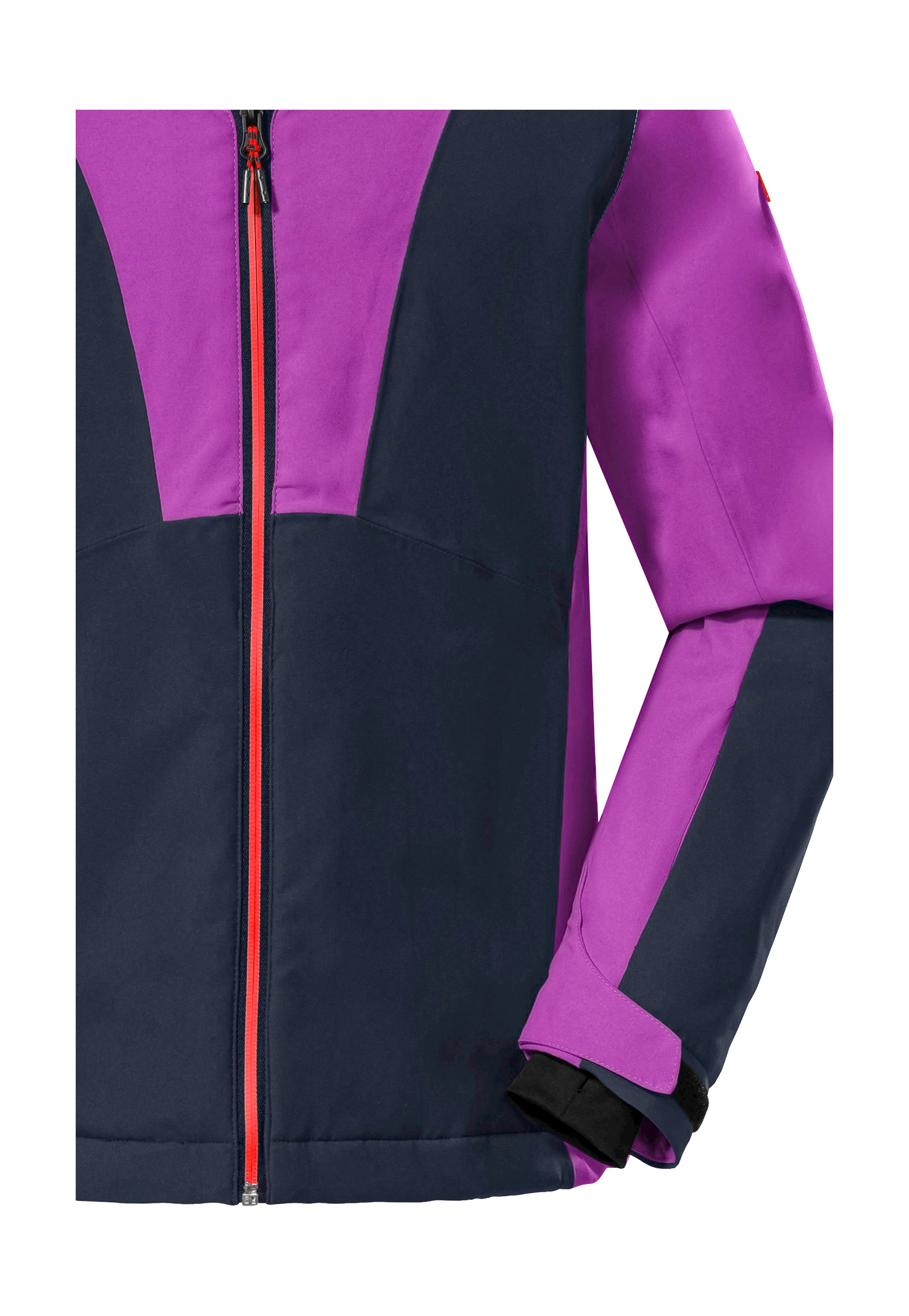 Killtec Skijacke »KSW 155 GRLS SKI JCKT«, Wasserdichte, atmungsaktive Funktionsjacke mit verstellbarer Kapuze