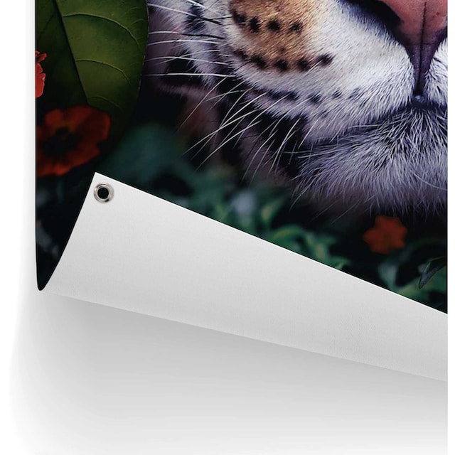 »Leopard«, leichtes für BAUR Poster Außeneinsatz | bestellen Gartenposter Reinders! den wasserfestes und
