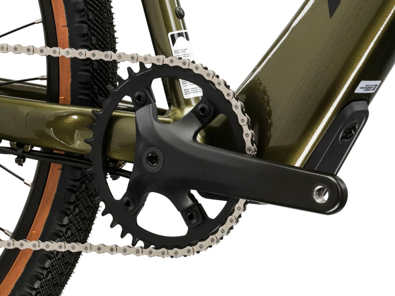 Kross E-Bike »E-Gravel Bike Esker Hybrid 2.0 28" khaki«, 11 Gang, microSHIFT, Advent X M6205, Heckmotor 250 W