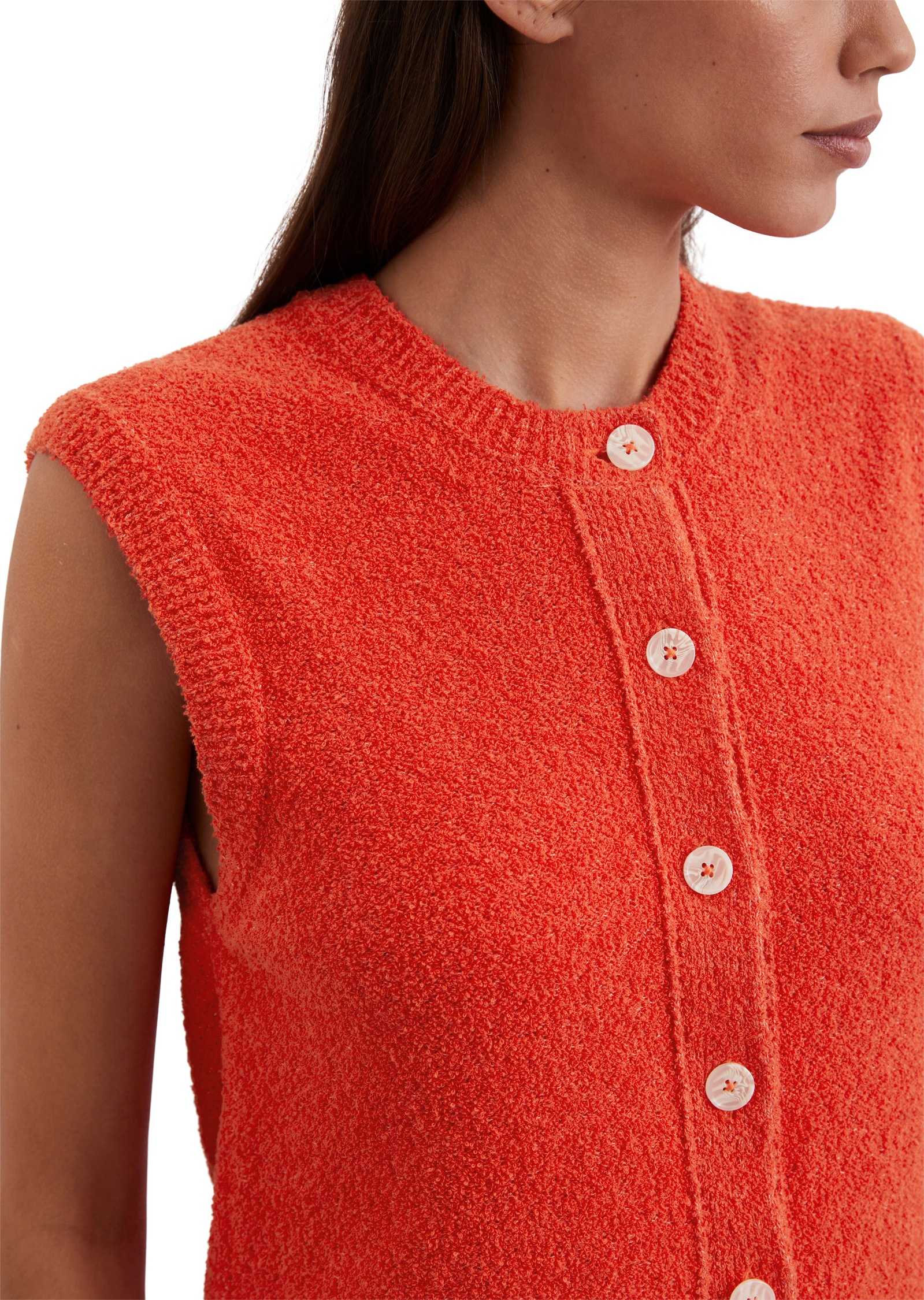 Marc O'Polo Strickweste »aus Bouclé-Garn«