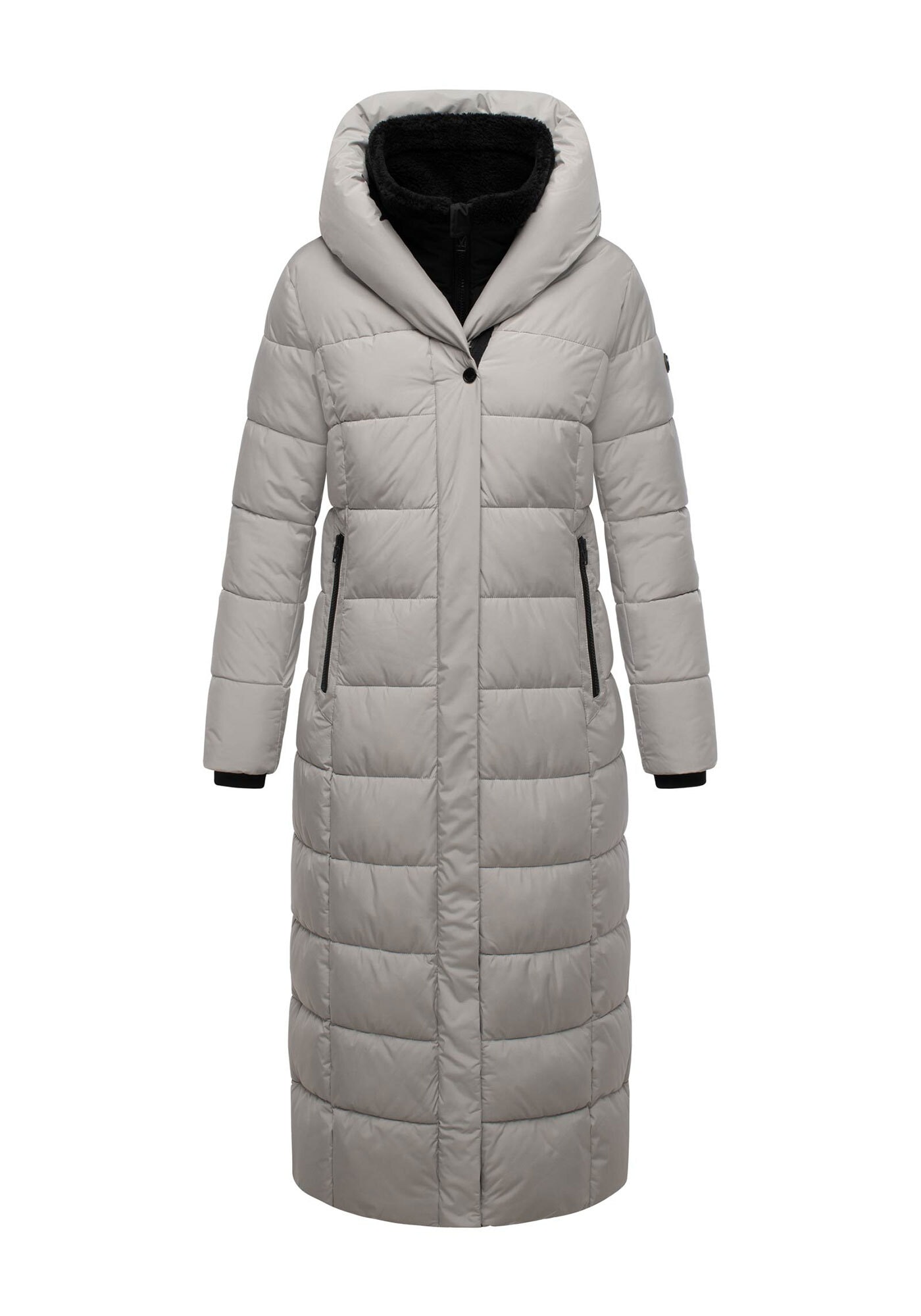 Marikoo Winterjacke »Pakoraa«, extra langer Winter Mantel mit abnehmbaren Innenteil