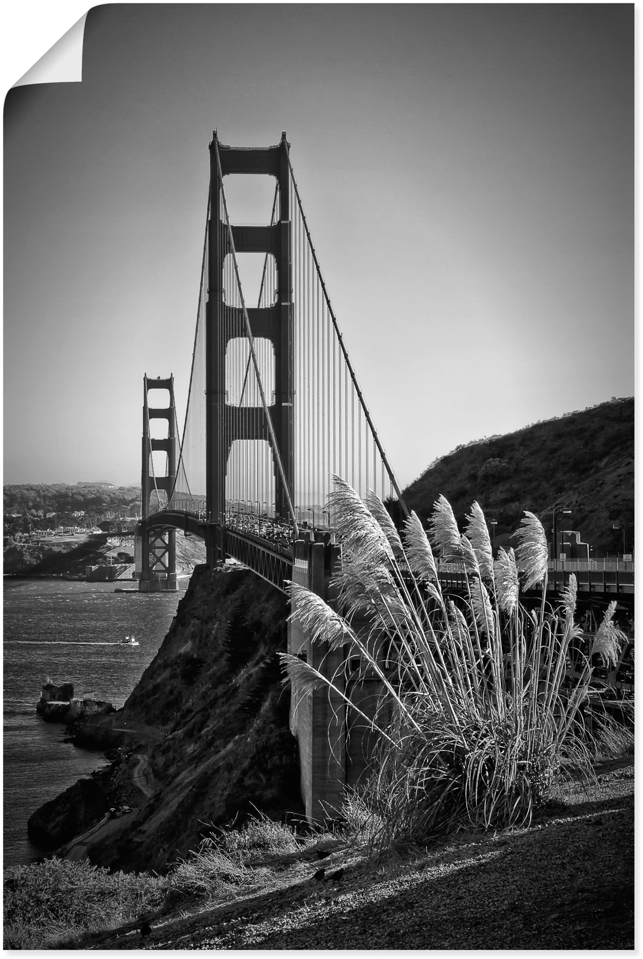 Artland Poster "San Francisco Golden Gate Bridge" Amerika 1 Stk. tlg. ohne Rahmen