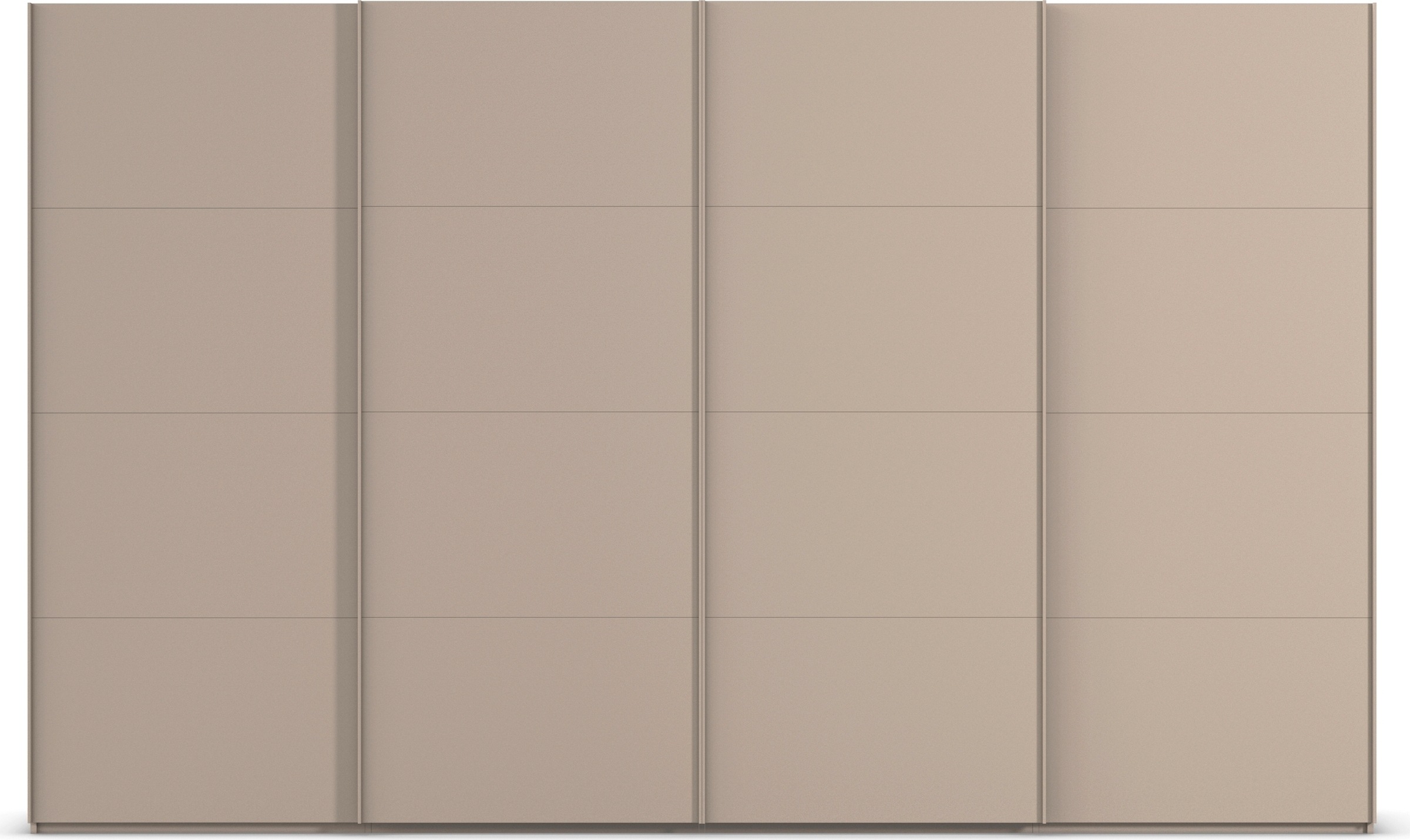 rauch Schwebetürenschrank »Kleiderschrank Schrank Garderobe Schlafzimmerschrank SCALE-FYRA«, edle viergeteilte Türen viele Farben und Griff-Farben MADE IN GERMANY