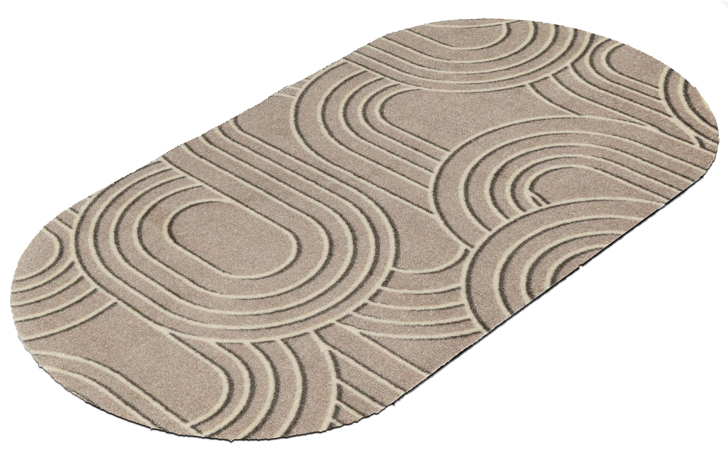 wash+dry by Kleen-Tex Läufer »Sand Twist«, rechteckig, 9 mm Höhe, Teppich