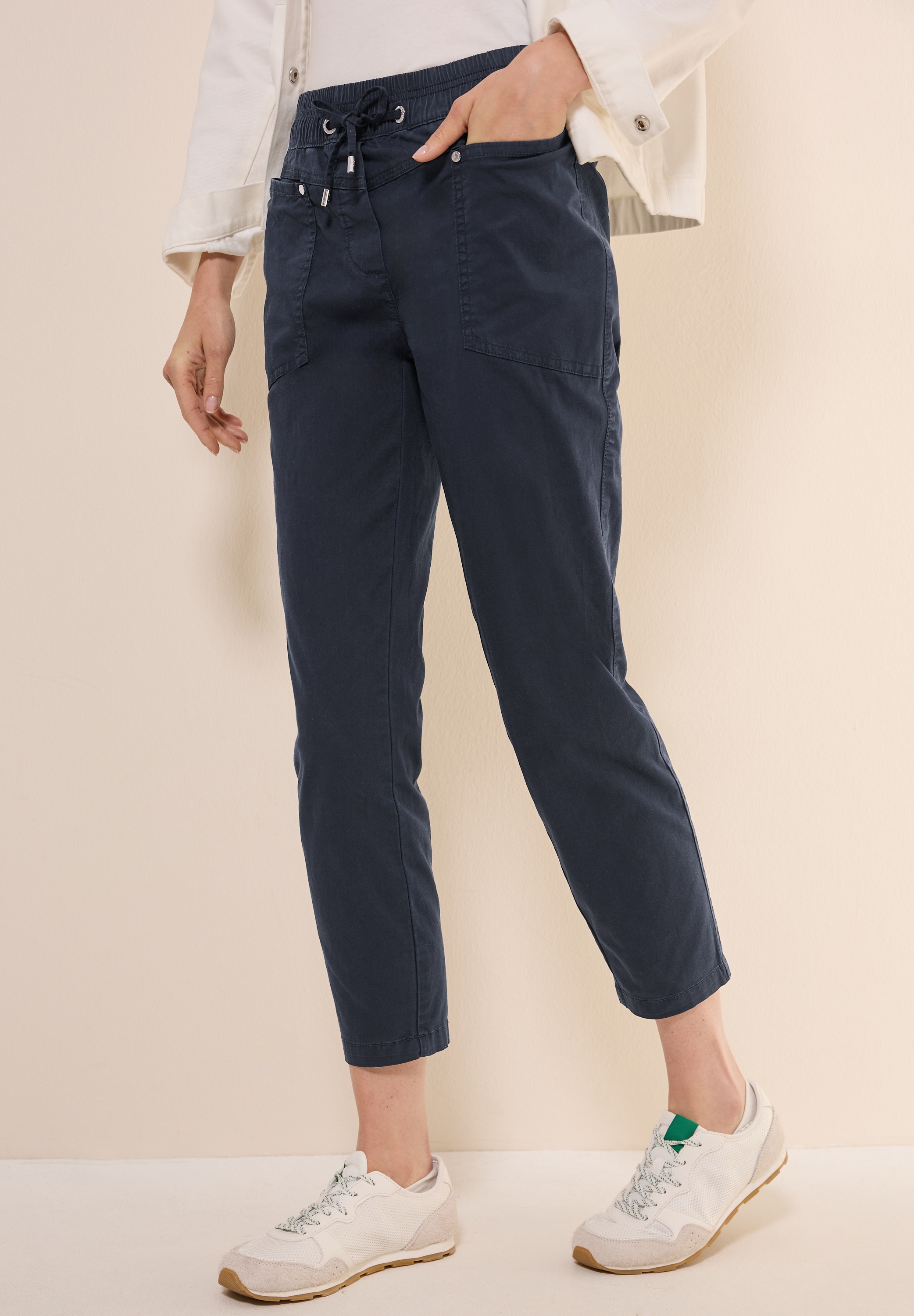 Cecil Stoffhose "Style Chelsea", Sommerhose mit Kordelzug günstig online kaufen