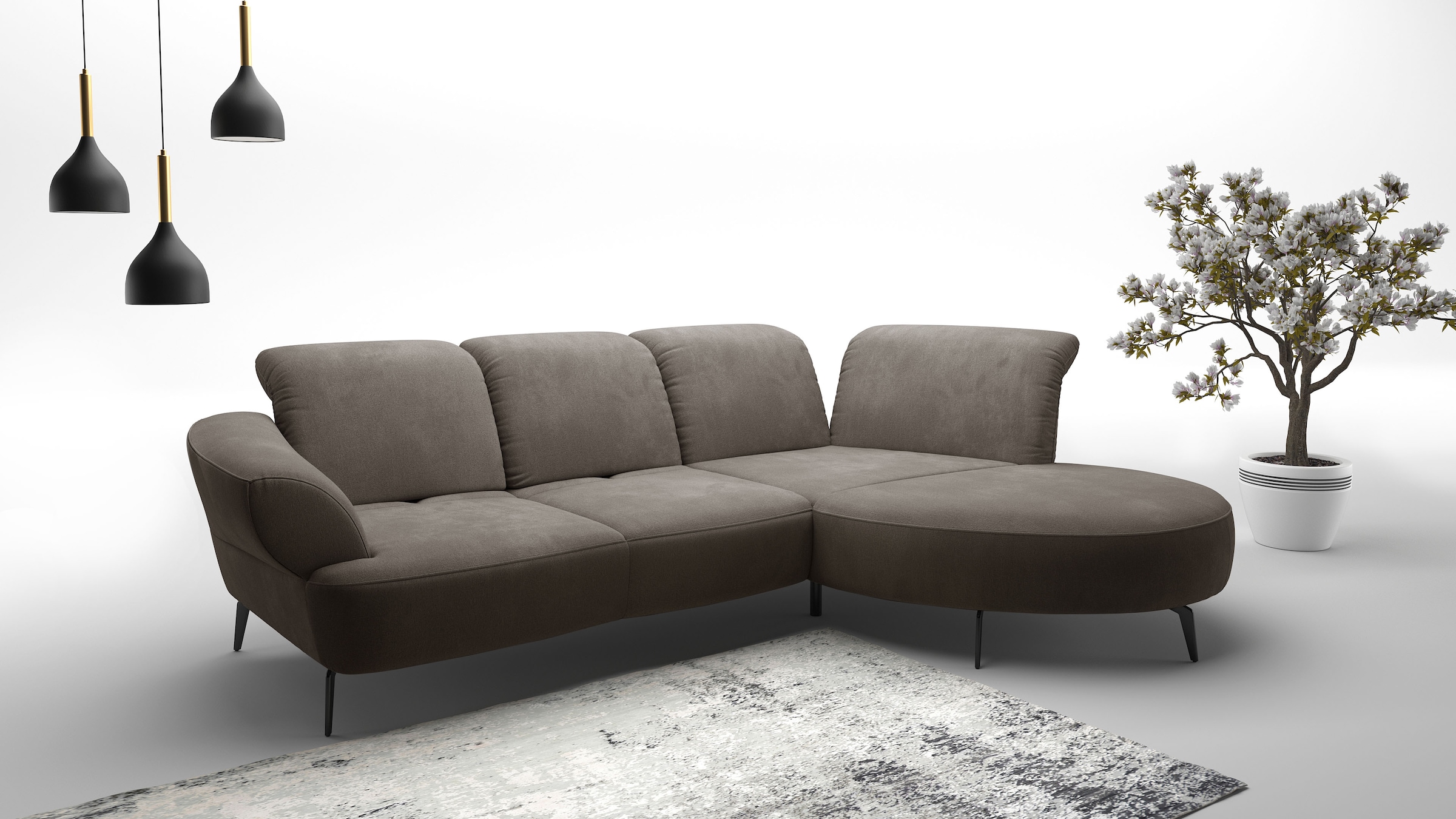sit&more Ecksofa "Dance, L-Form, inkl. Sitztiefenverstellung", inkl. Click& günstig online kaufen