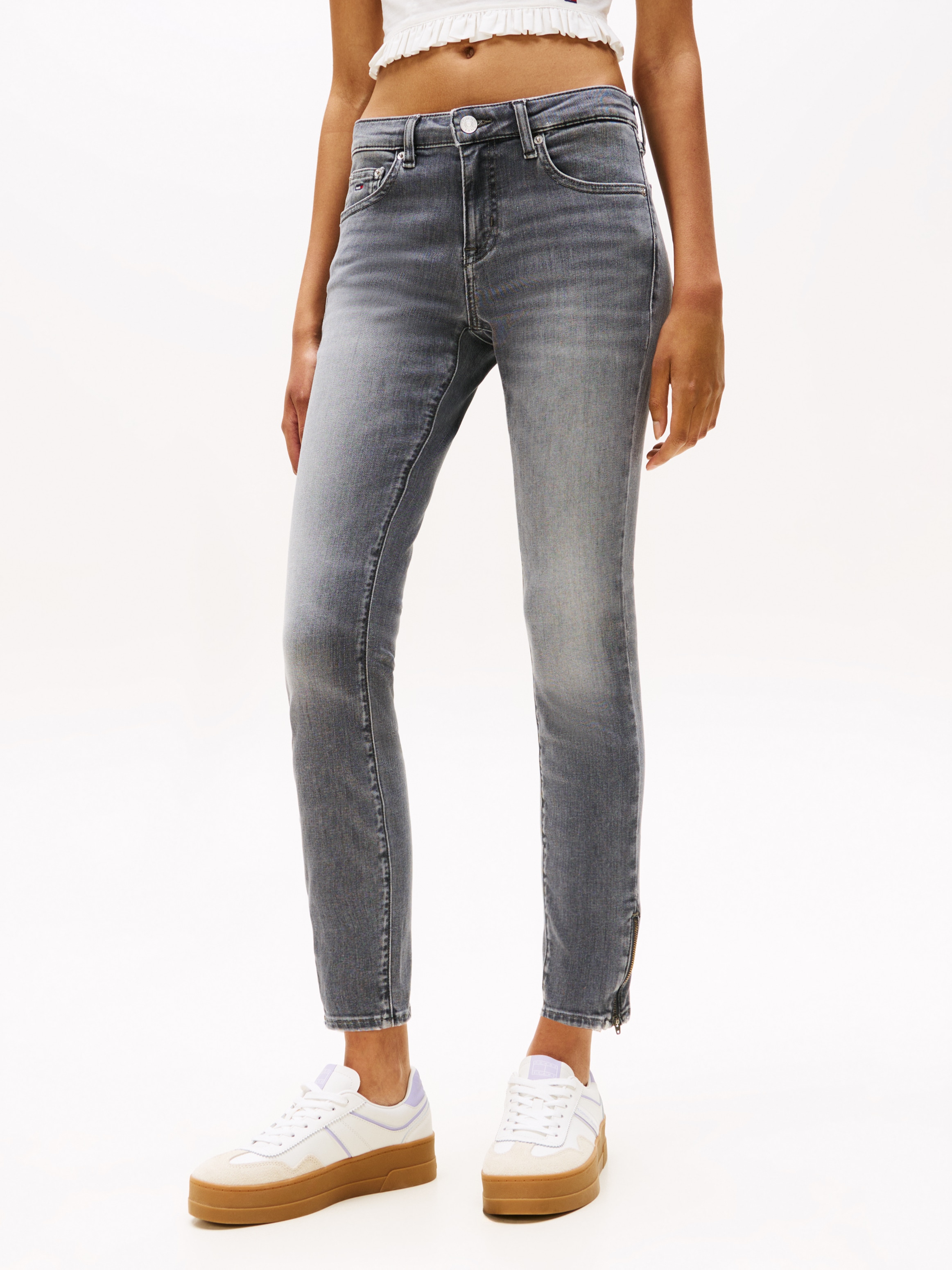 Tommy Jeans Skinny-fit-Jeans "SOPHIE LW SKN ANK ZIP CH0277" günstig online kaufen