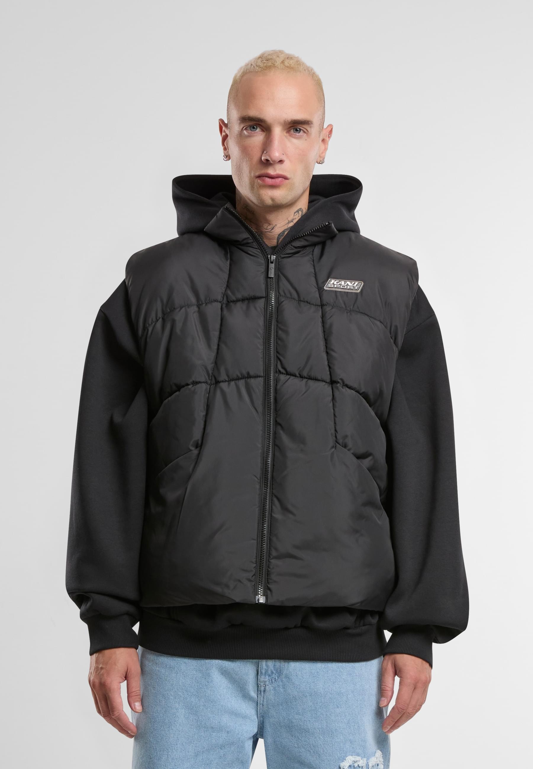 Karl Kani Steppweste »Karl Kani KK Sport Patch Arctic Puffer Vest«, (1 tlg.)