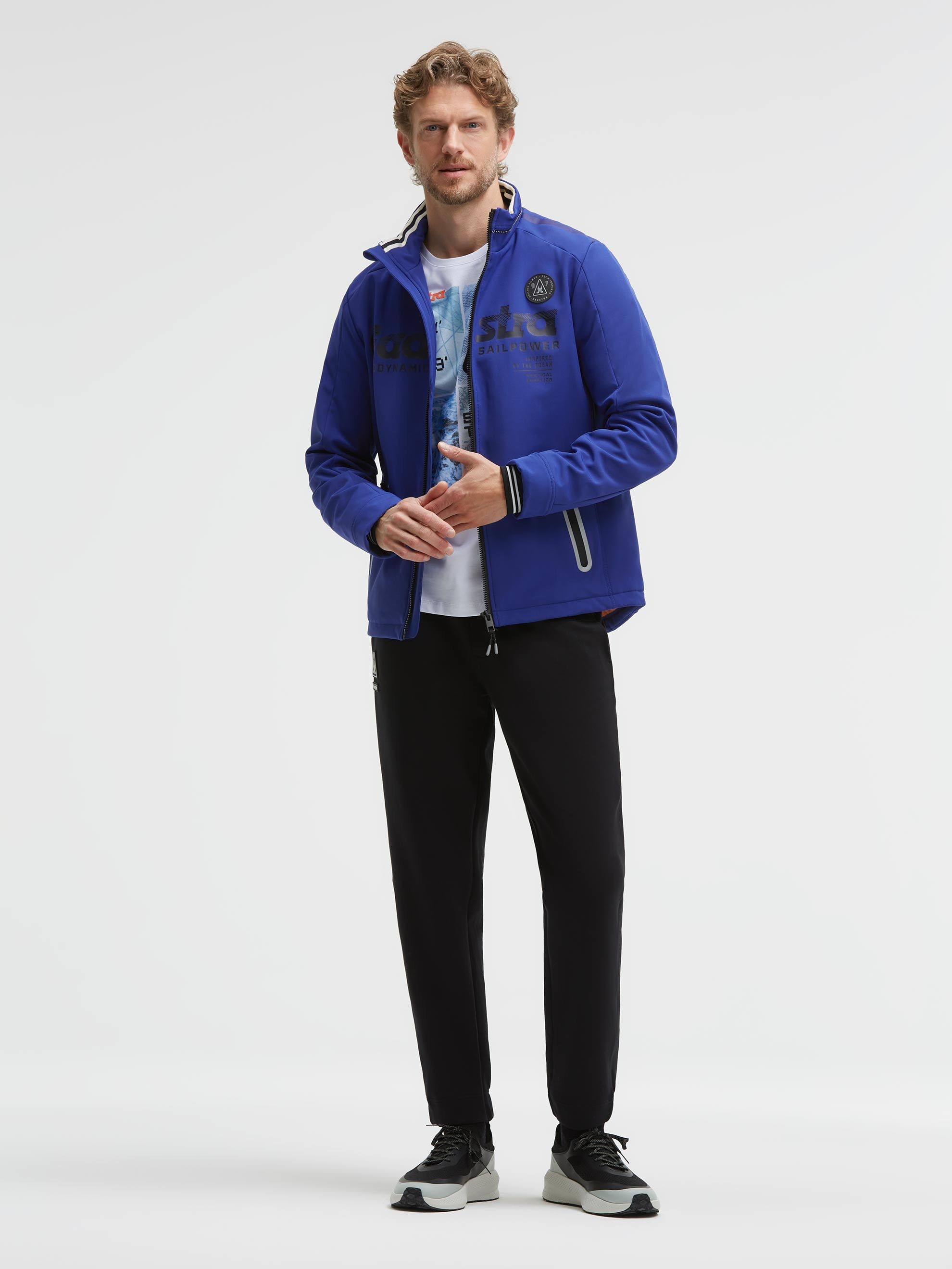 Gaastra Softshelljacke ohne Kapuze mit Windfangleiste