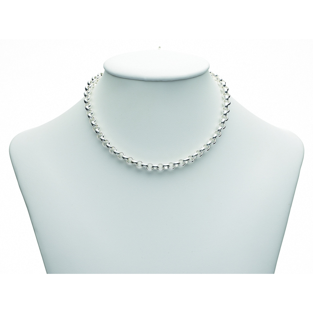 Adelia´s Silberkette »925 Silber Erbs Halskette 50 cm Ø 6 mm« Silberschmuck für Damen