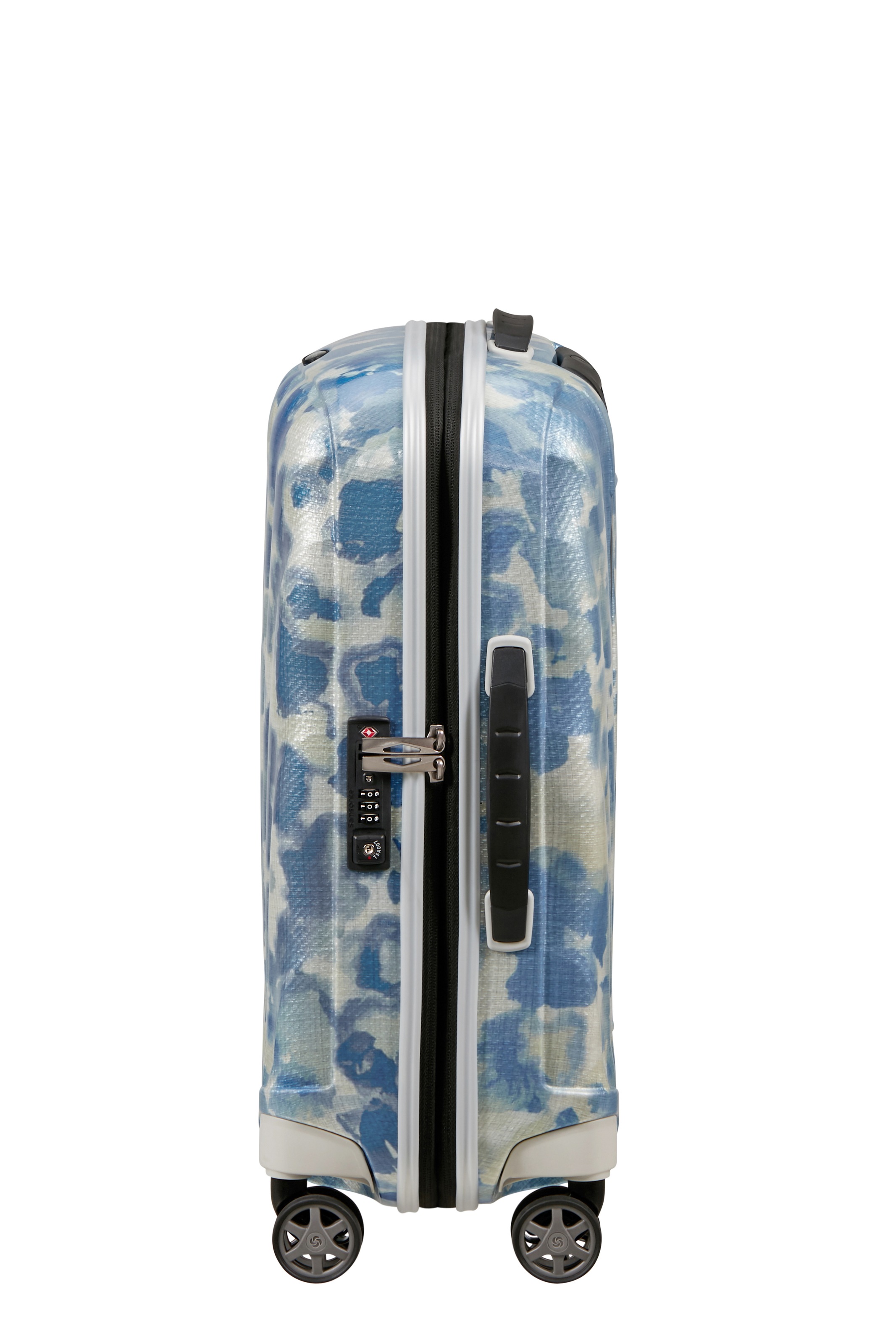 Samsonite Hartschalen-Trolley »SPINNER« 36 l Farbedition "Drifted Clouds", Curv-Material, mind. 95% recyceltes PET