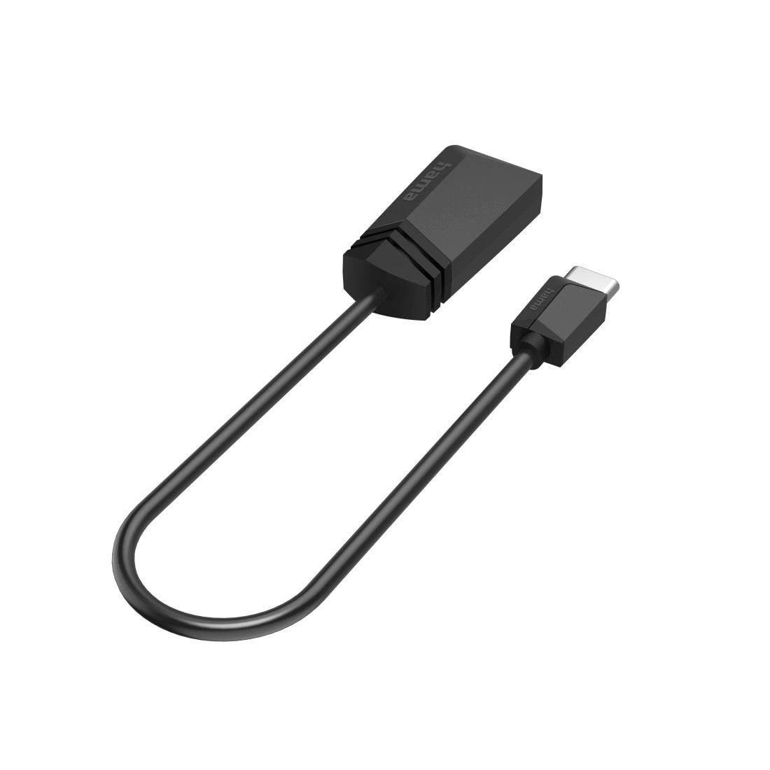 Hama USB-Adapter »USB OTG Adapter, USB-C Stecker, USB-Buchse 3.2 Generation 1,5 Gbit/s«, USB-C zu USB Typ A, 10 cm