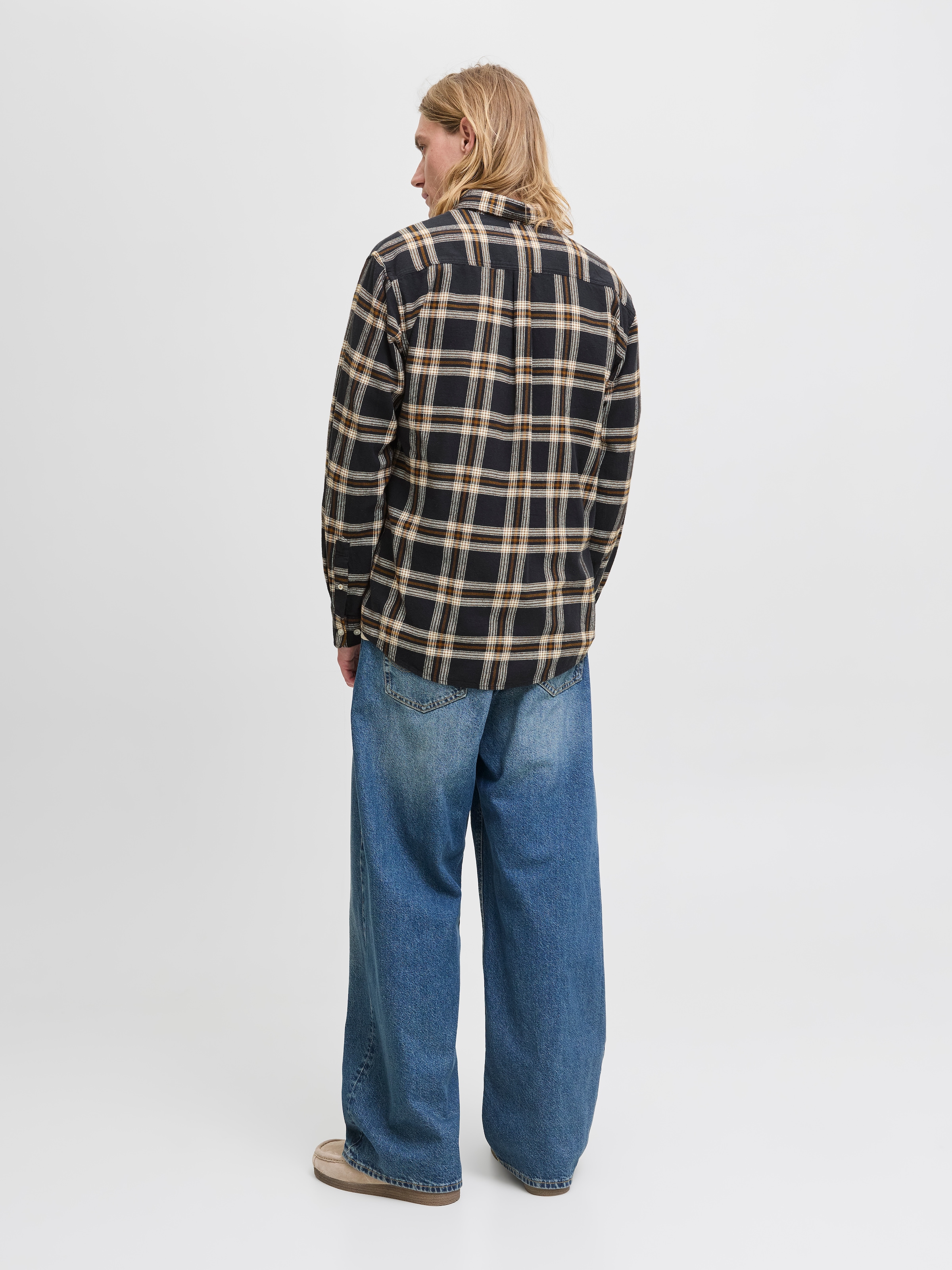 Jack & Jones Langarmhemd »JJECLASSIC FLANNEL CHECK SHIRT LS SN«