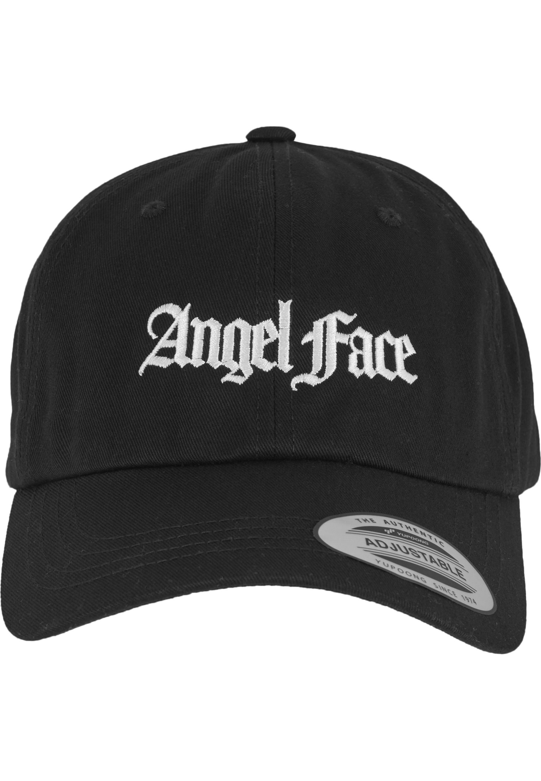 MISS TEE Snapback Cap "Miss Tee Angel Face Low Profile Cotton Twill"schwarz, 100% Baumwolle, Caps