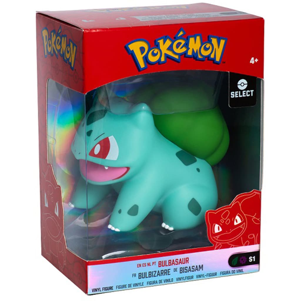 Jazwares Merchandise-Figur »Pokémon - Bisasam - Vinyl Figur 10 cm«, (1 tlg.)