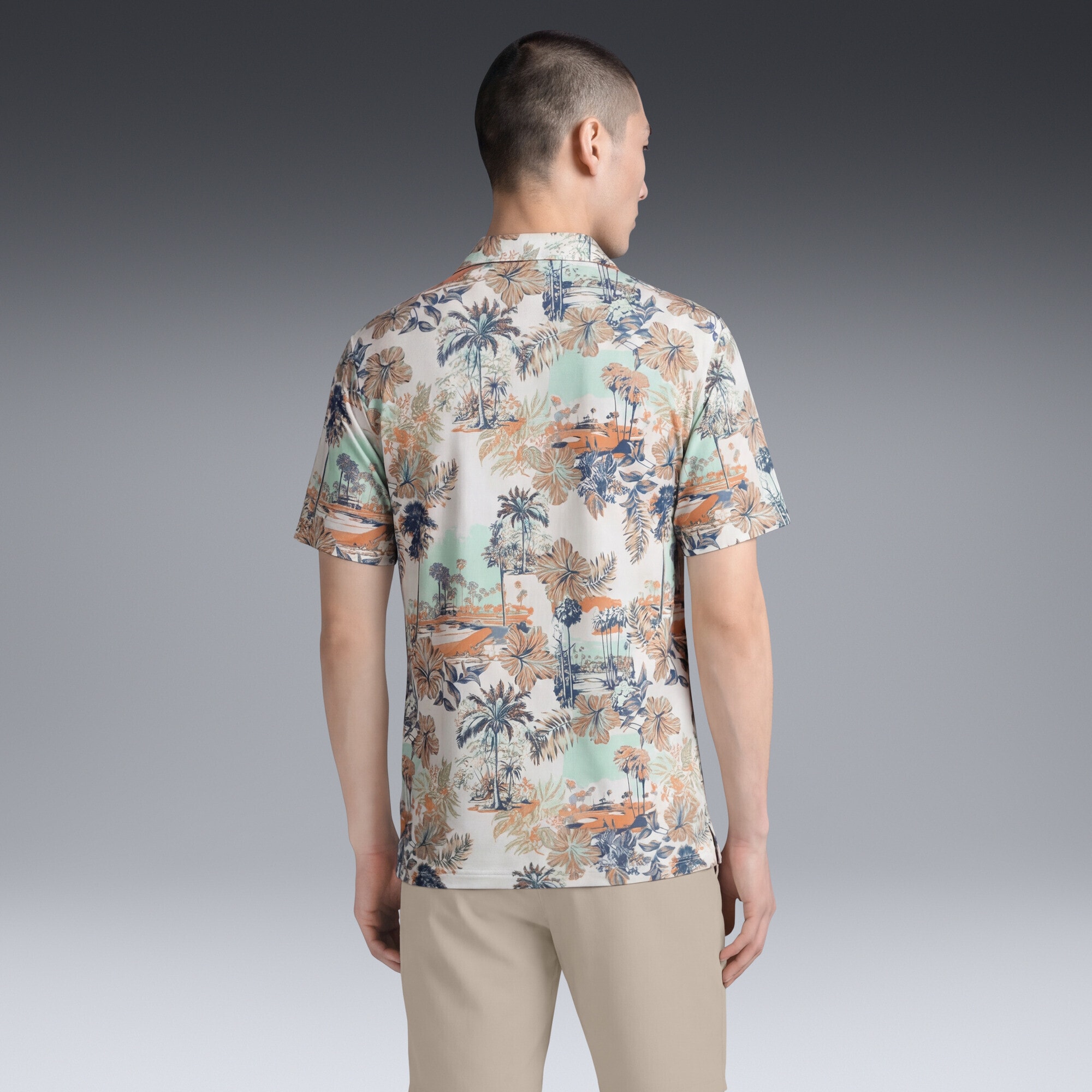 PUMA Poloshirt »CLOUDSPUN Palm Golfpolo Herren«
