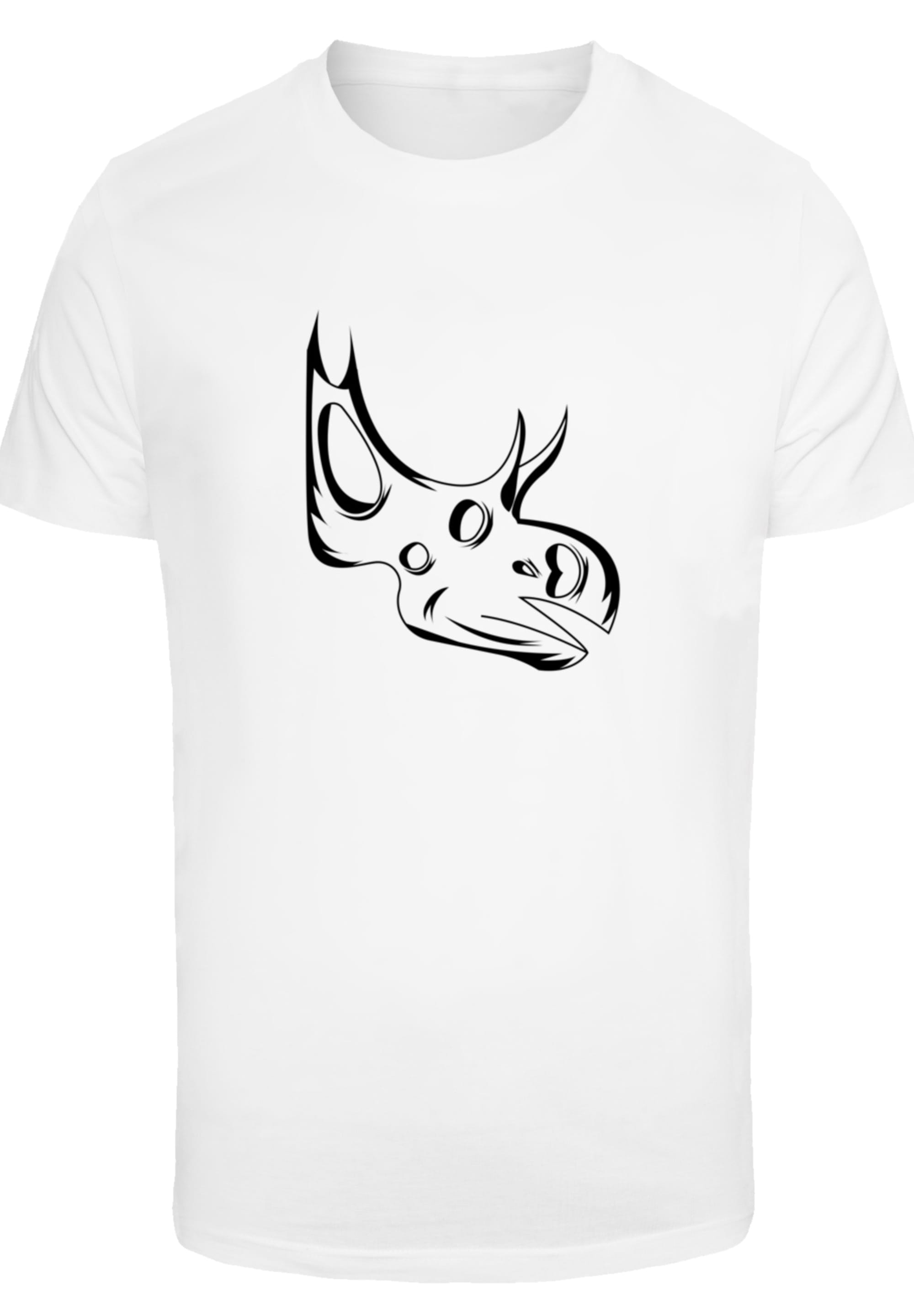 F4NT4STIC T-Shirt »Dinosaurier Sinoceratops Skull«, Premium Qualität