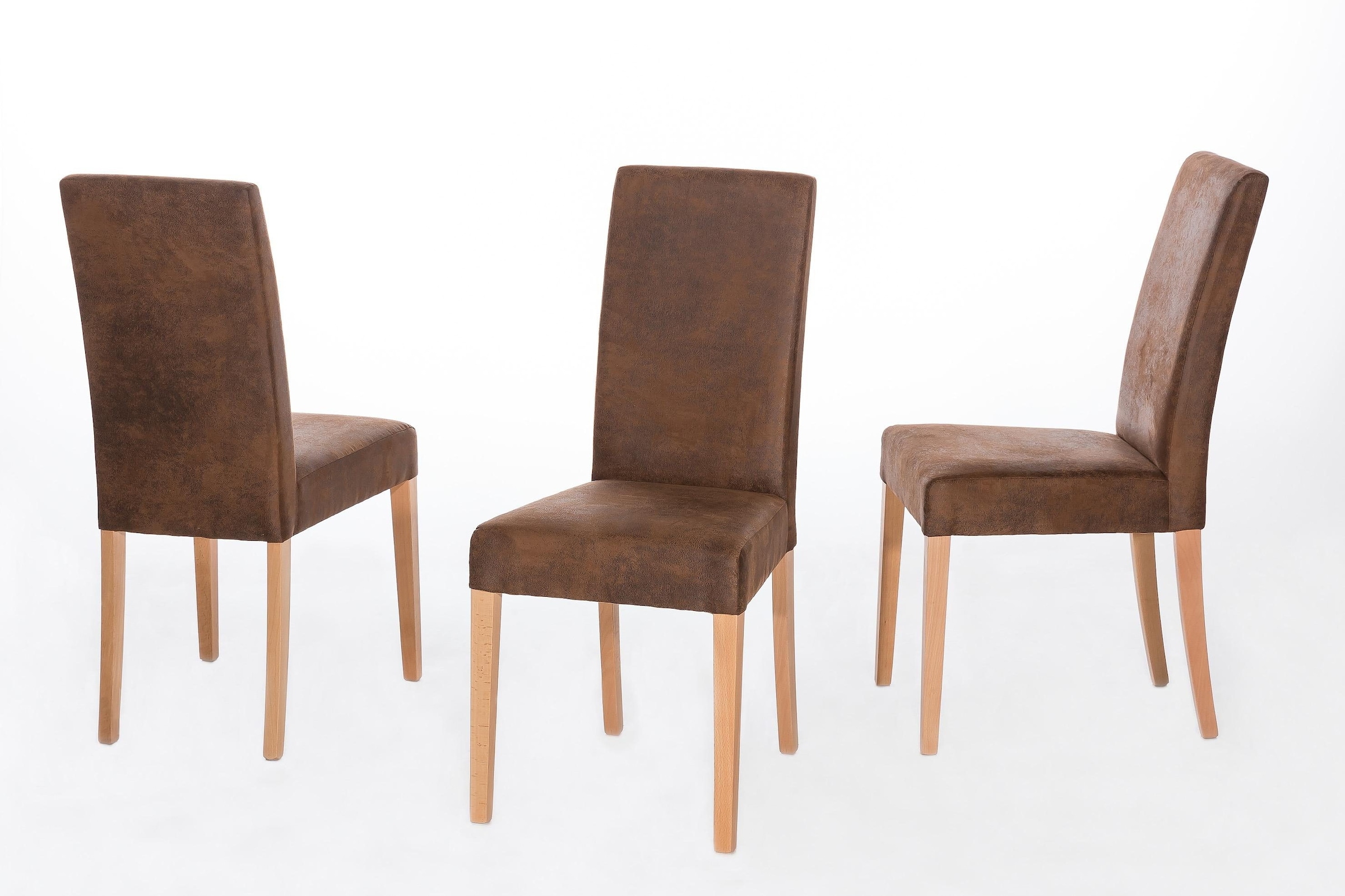 Home affaire Esszimmerstuhl "Lea, TOPSELLER" (Set) 2 Stk. Microfaser strapa günstig online kaufen