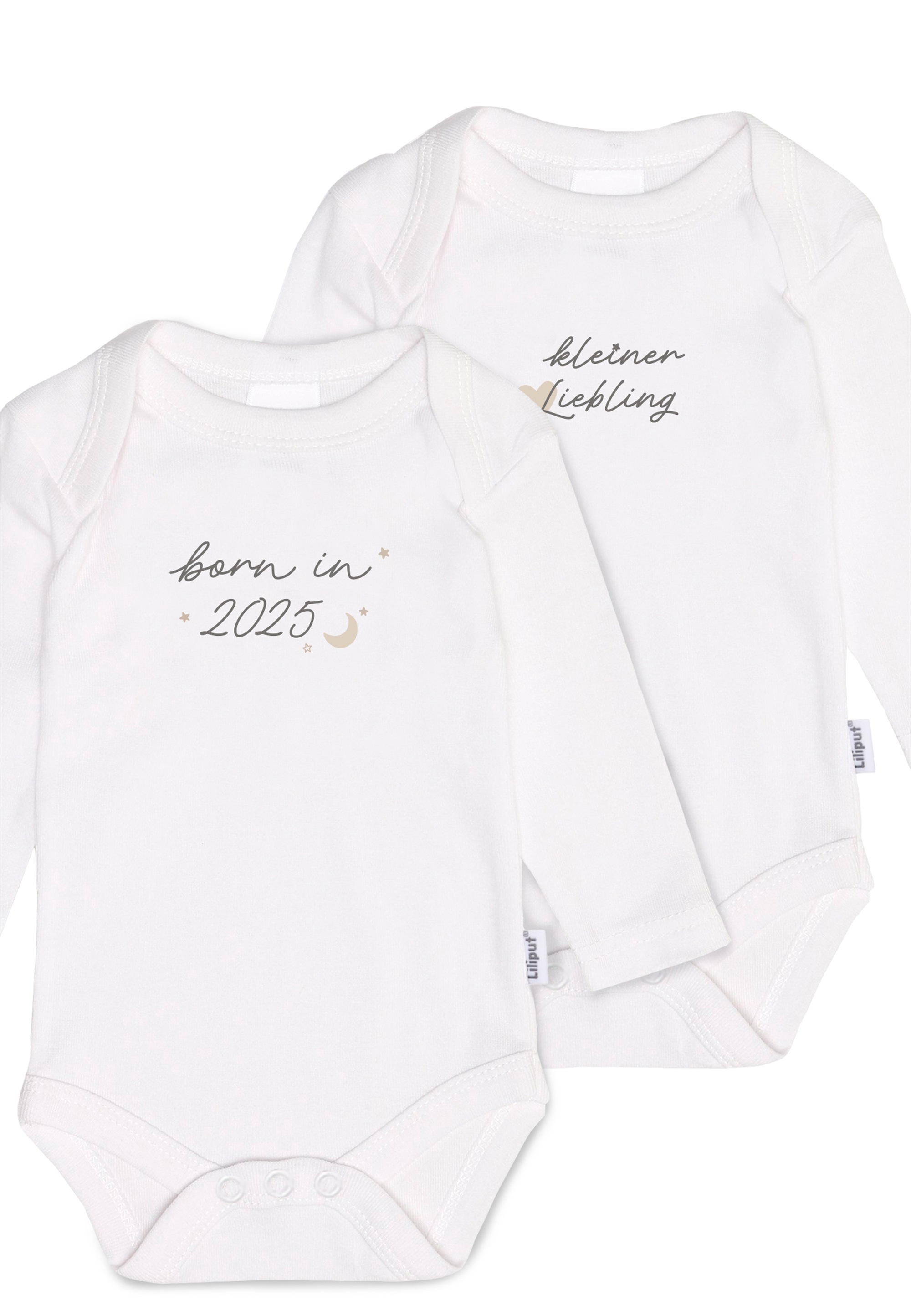 Liliput Body »born in 2025«, mit niedlichem Frontprint