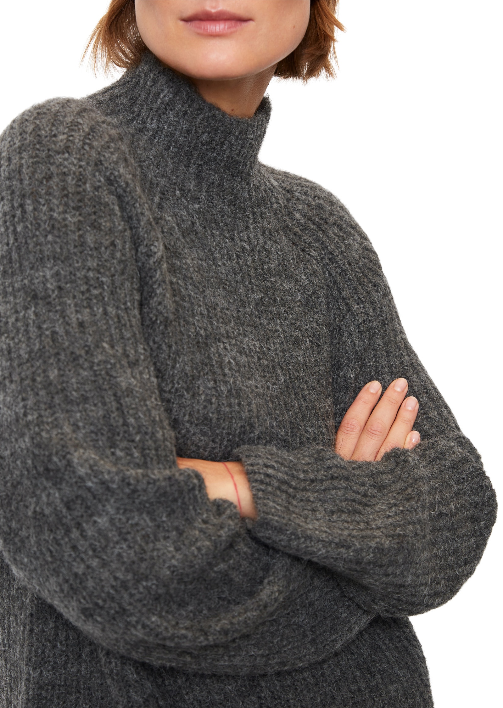 Marc O'Polo Strickpullover »aus flauschigem Schurwolle-Alpakawolle-Mix«