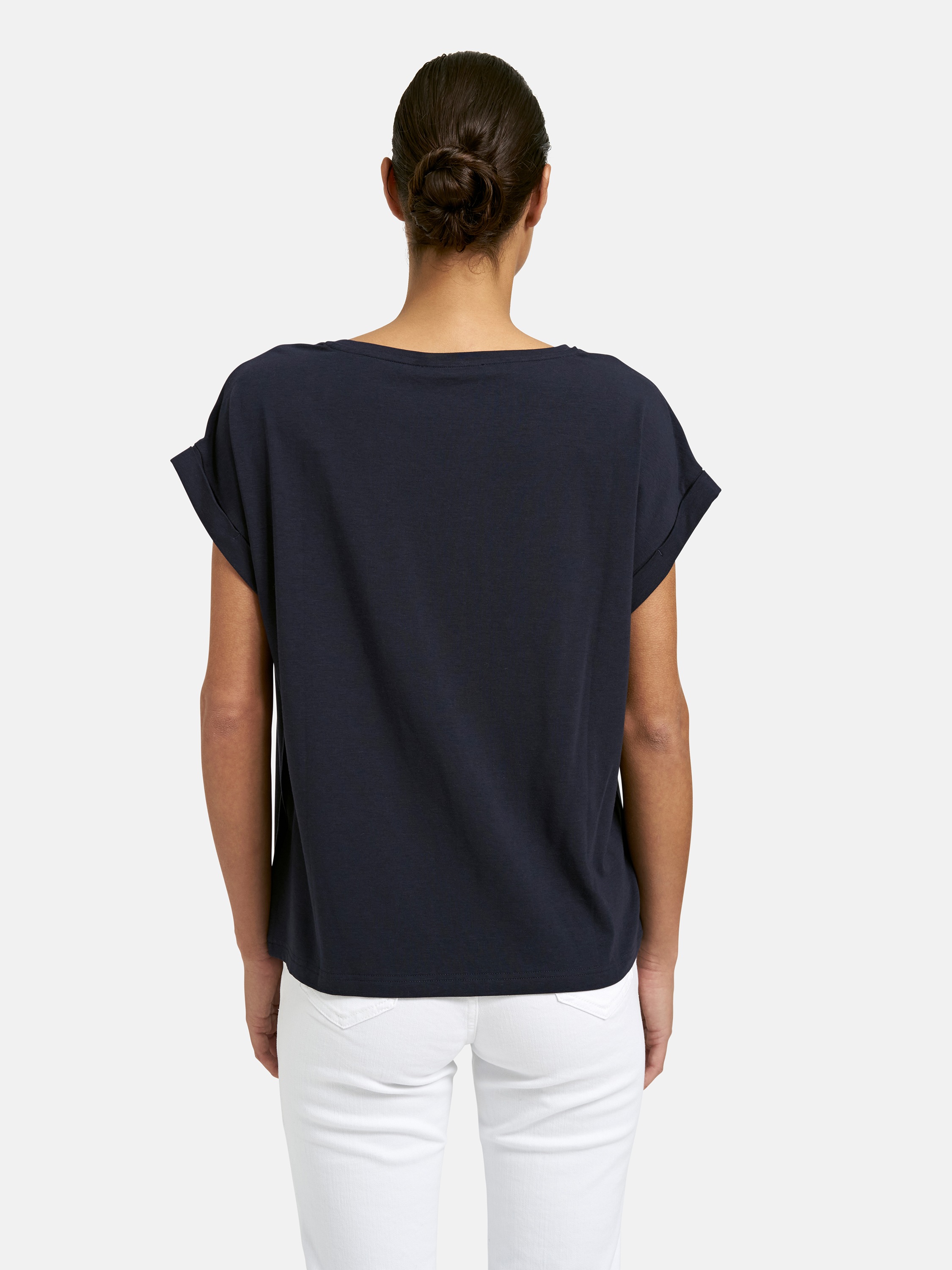 Smith & Soul T-Shirt mit Umschlagsaum, Rundhalsform günstig online kaufen