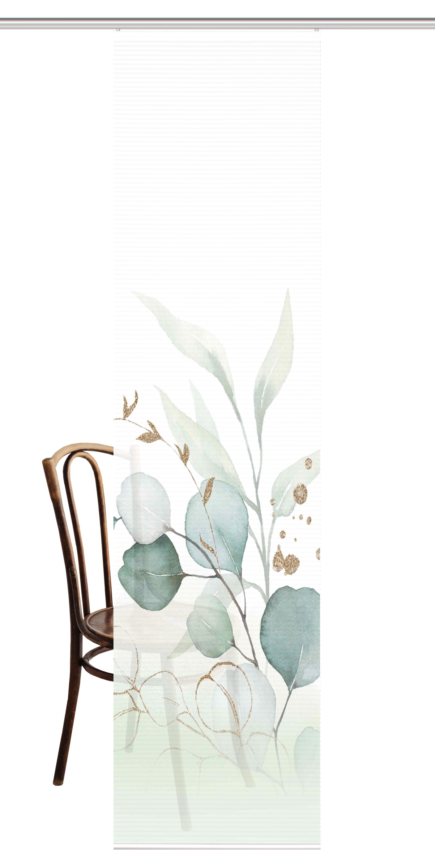 HOME in green Schiebegardine "ABANIO" Paneelwagen 1 Stk. tlg. DIGITALBEDRUC günstig online kaufen