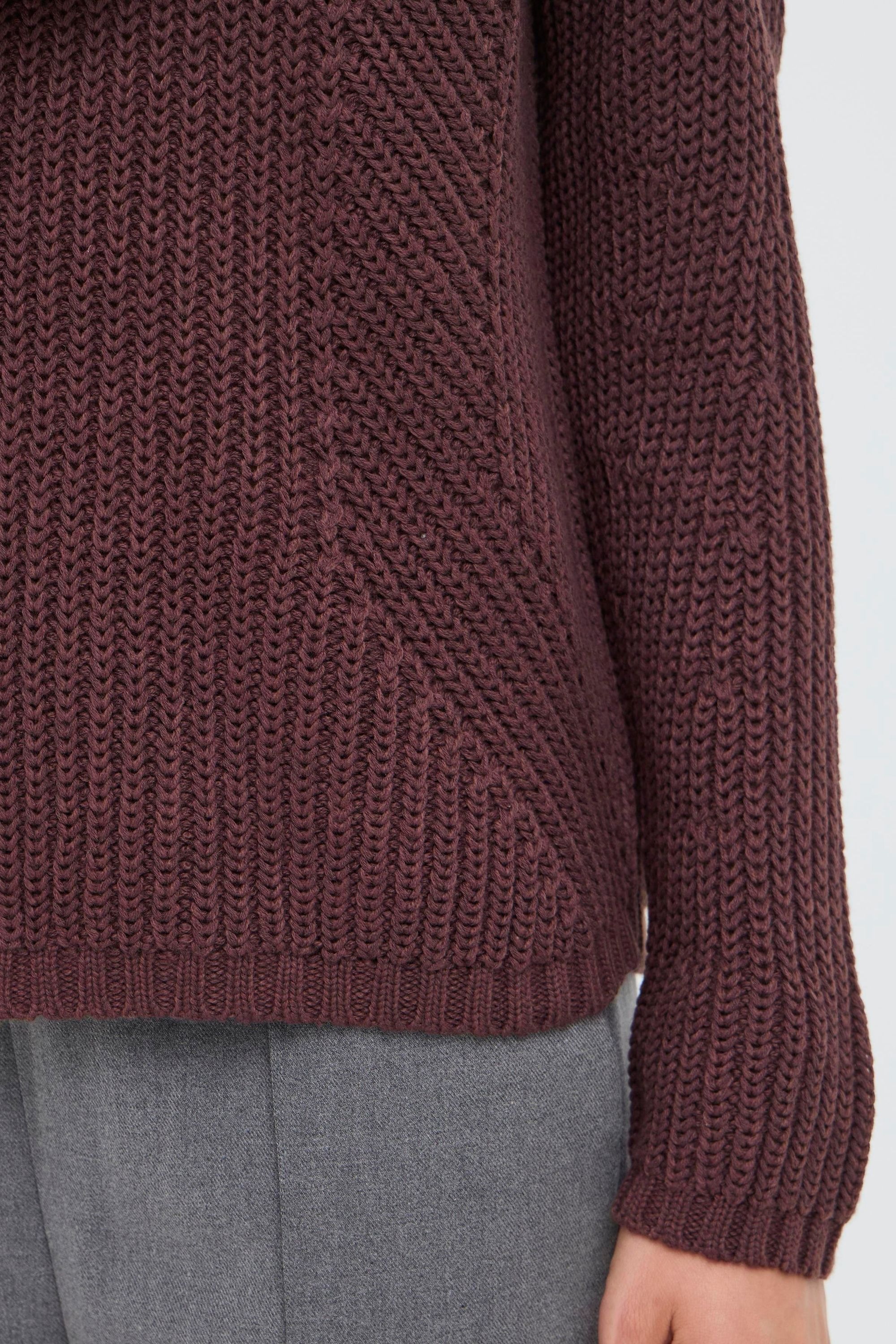 OXMO Strickfleece-Pullover »Strickpullover OXFKANNA«