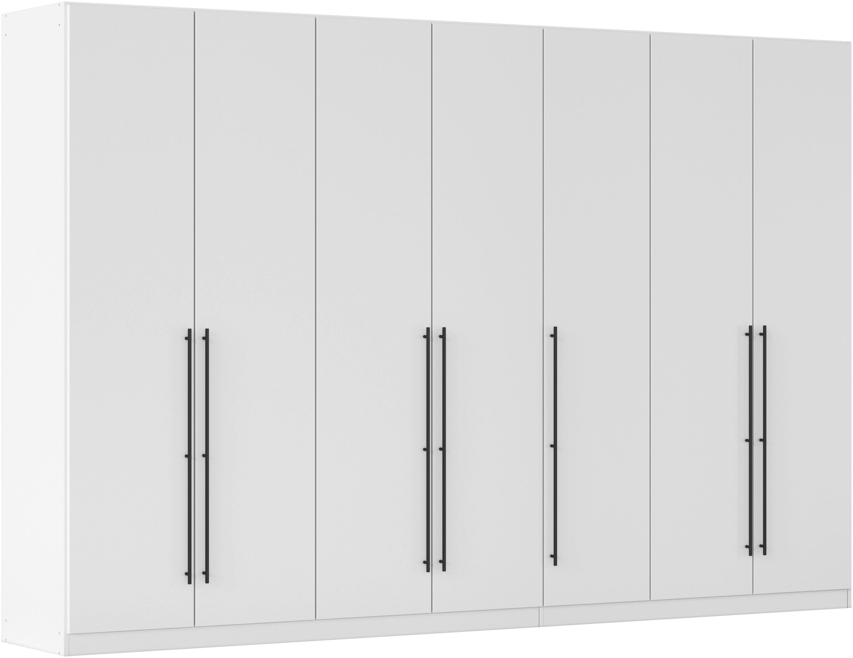OTTO home Kleiderschrank "Mehrzweckschrank Aktenschrank Möbel Mietswohnung Schlafzimmer AVOLA" 3 verschiedene Ausstattungen BASIC/CLASSIC/PREMIUM (inkl. SOFT-CLOSE), mit hochwertigen Stangengriffen in Schwarz aus Metall MADE IN GERMANY