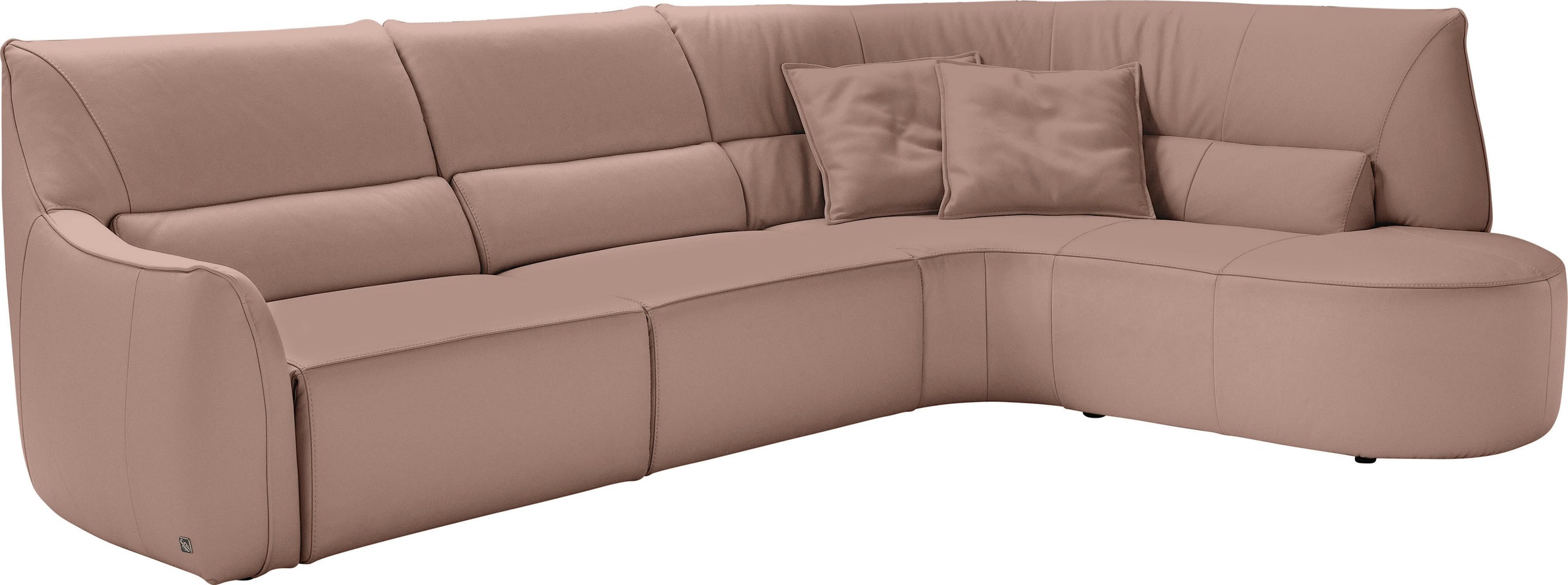Egoitaliano Ecksofa "Puffy, extravagant & edel, Retro Designsofa, hoher Sit günstig online kaufen