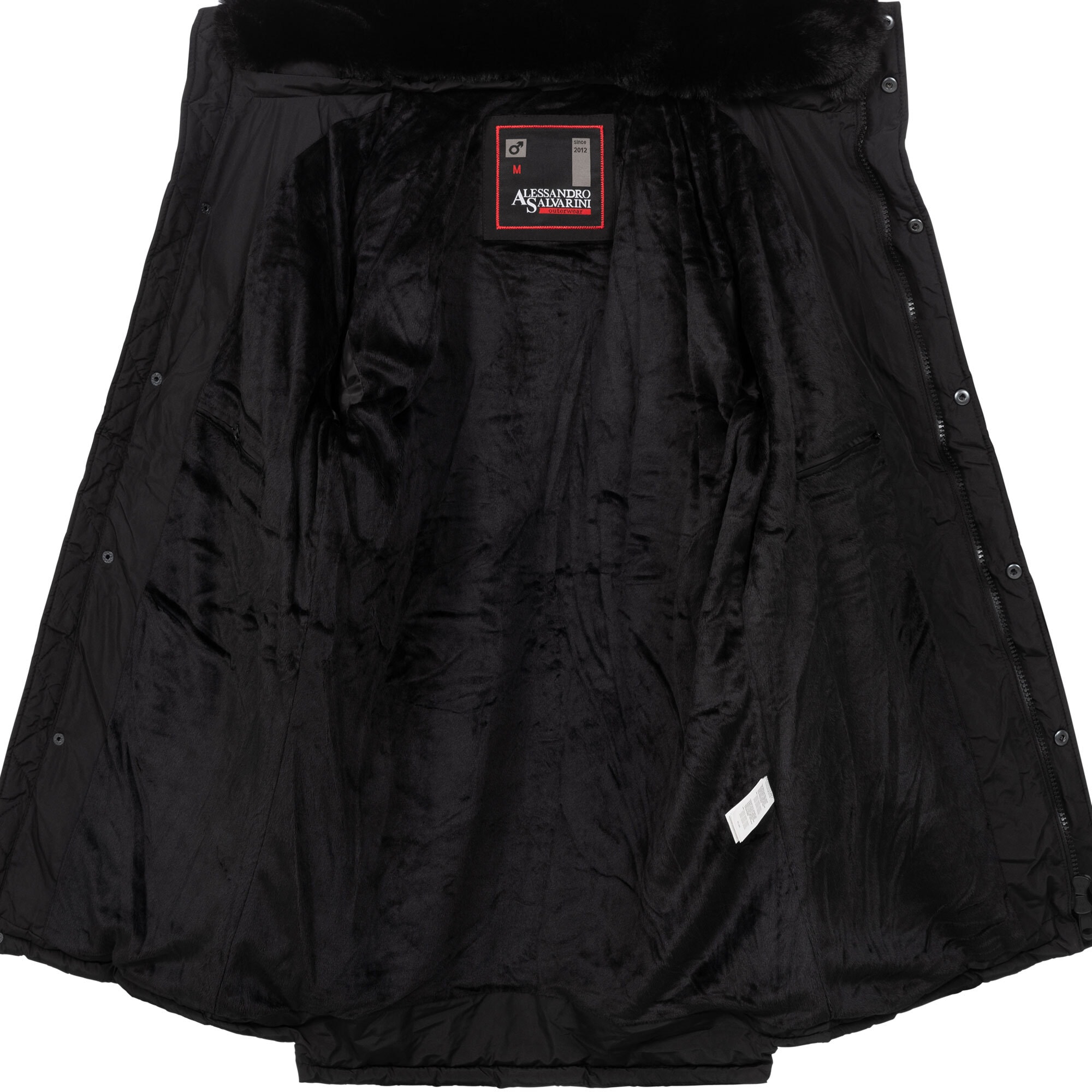 Alessandro Salvarini Winterjacke »ASVenico«, mit Teddyfelleinsatz