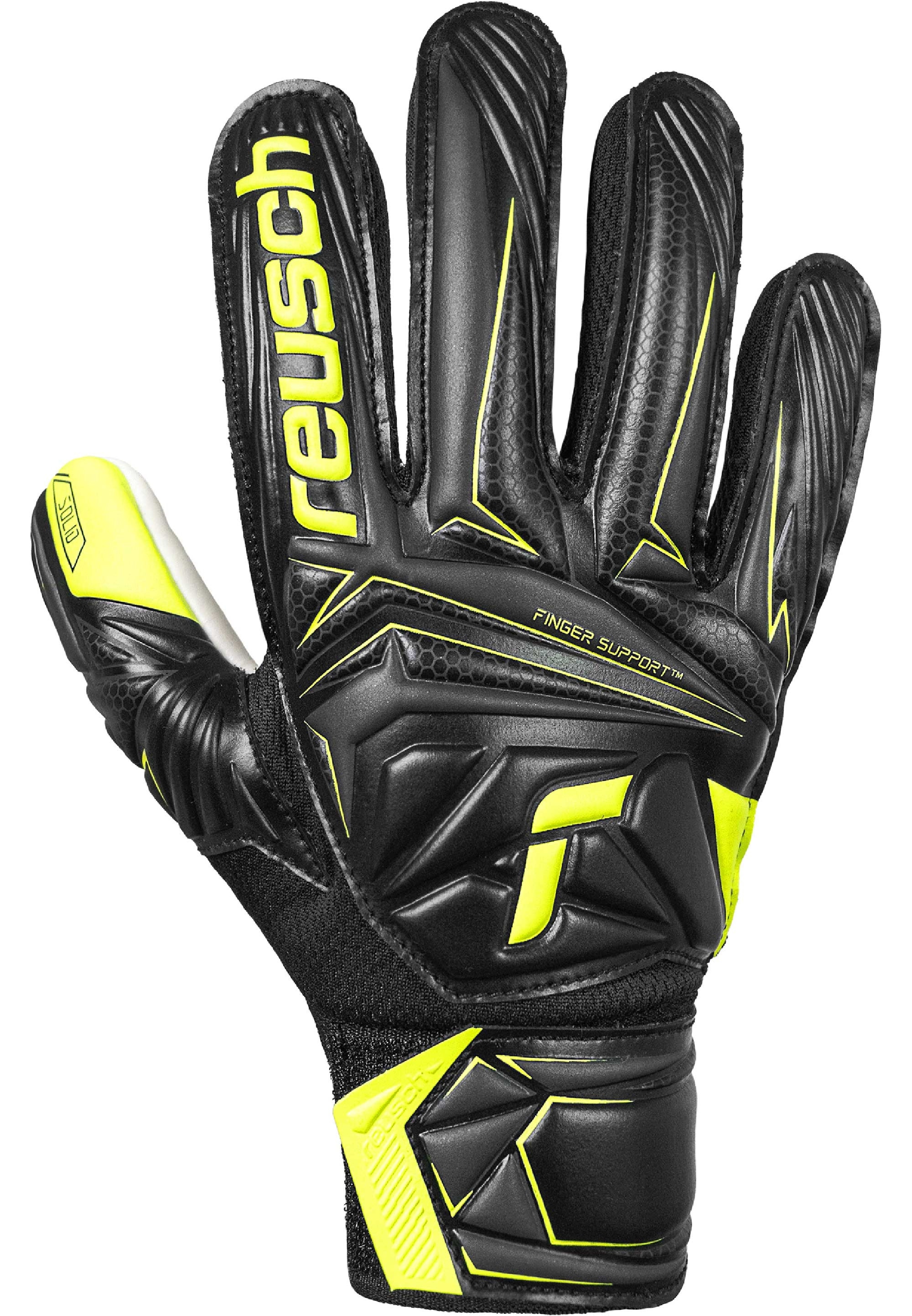 Reusch Torwarthandschuhe »Attrakt Starter Solid Finger Support Junior« mit integriertem Fingersupport-System