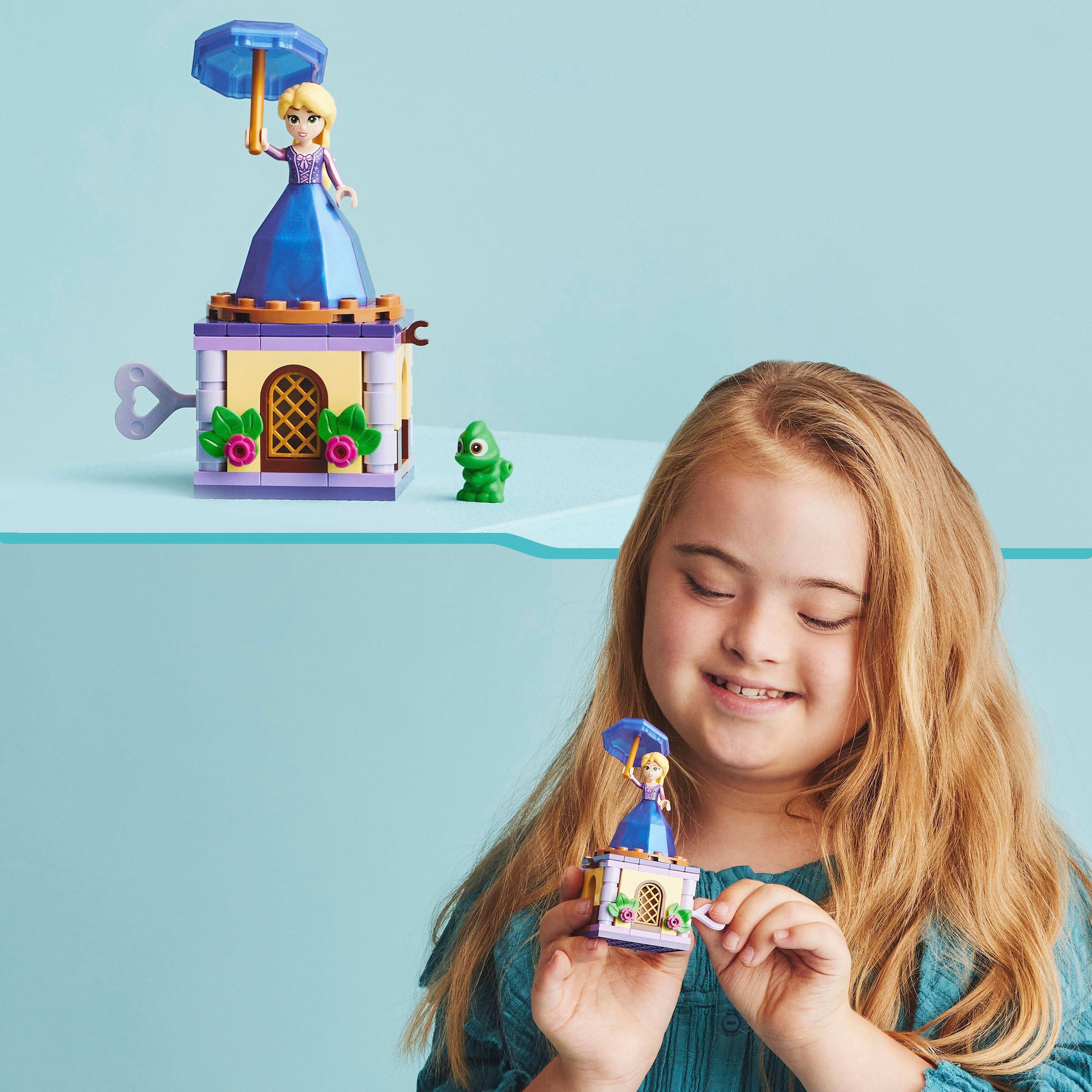 LEGO® Konstruktionsspielsteine »Rapunzel-Spieluhr (43214), LEGO® Disney«, (89 St.), Made in Europe