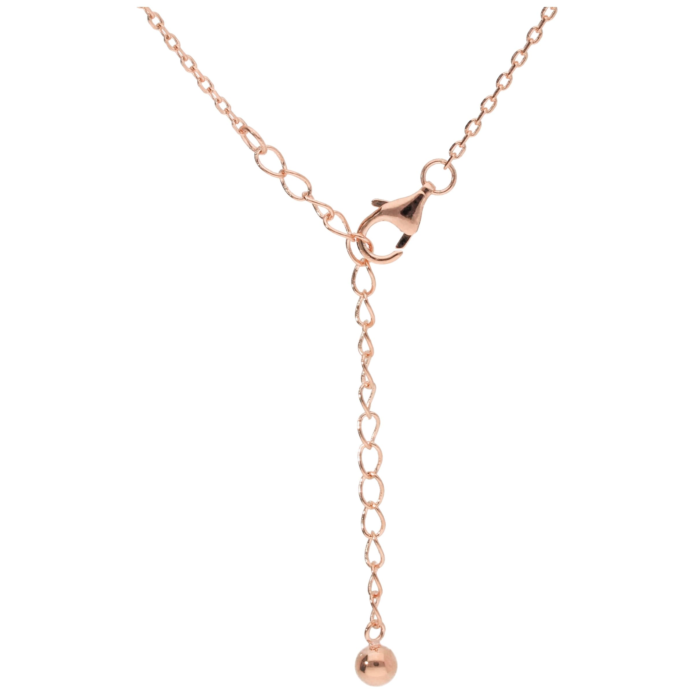 Smart Jewel Collier »Herz mit Zirkonia, rosé vergoldet, Silber 925«