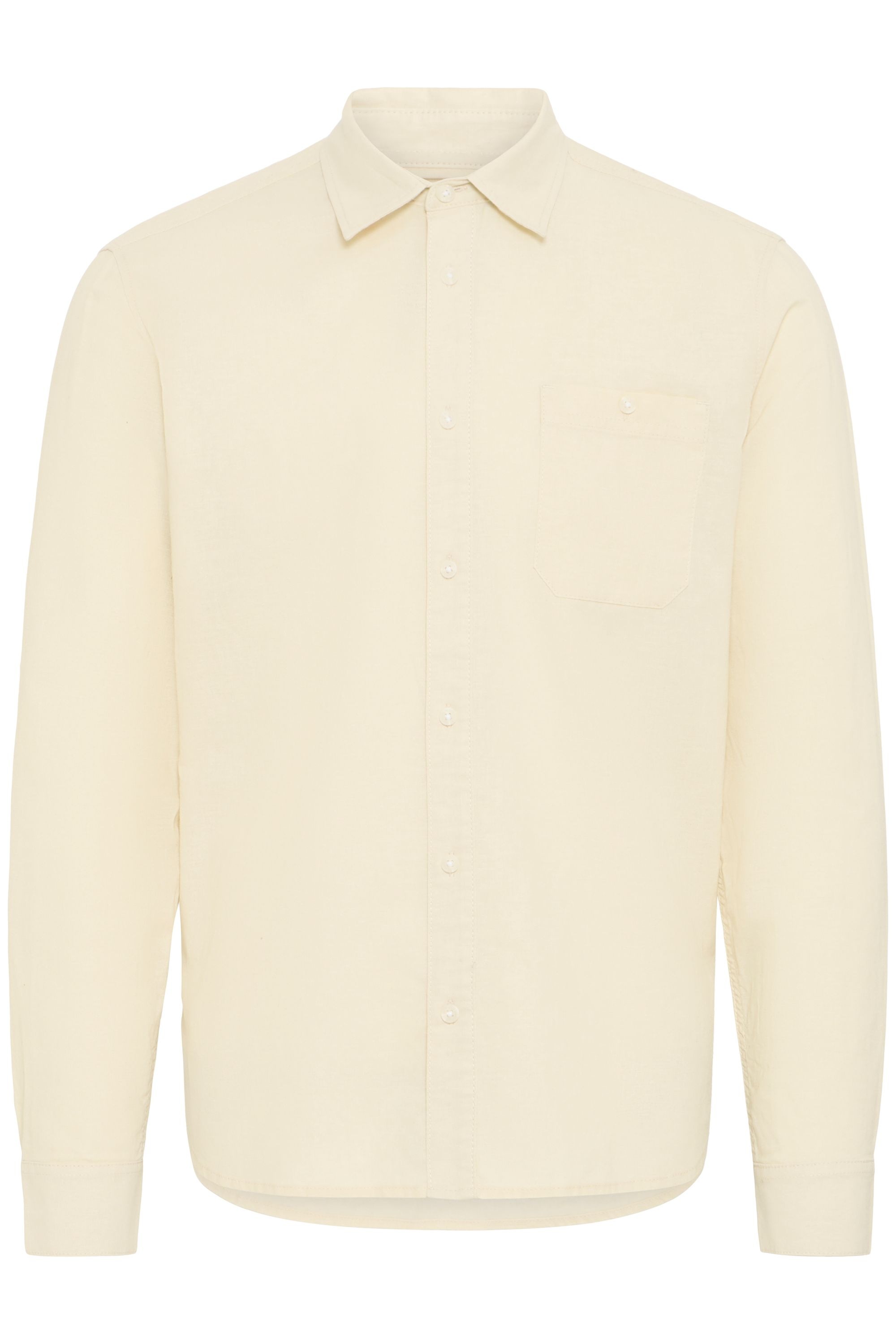 Blend Leinenhemd "BHBAY LINEN", Stilvolles Langarmhemd aus Leinenmix mit Br günstig online kaufen