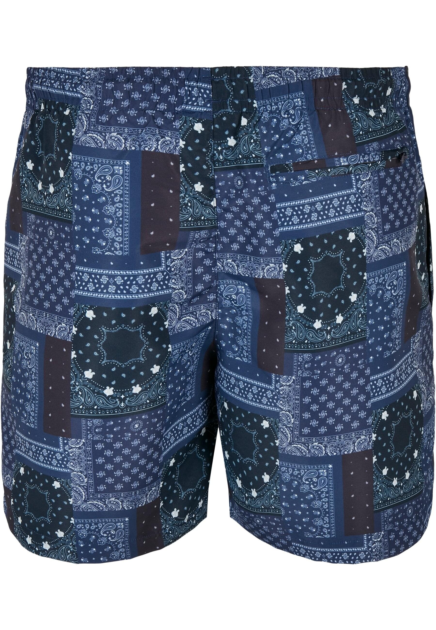 URBAN CLASSICS Badeshorts »Urban Classics Herren Pattern Swim Shorts«