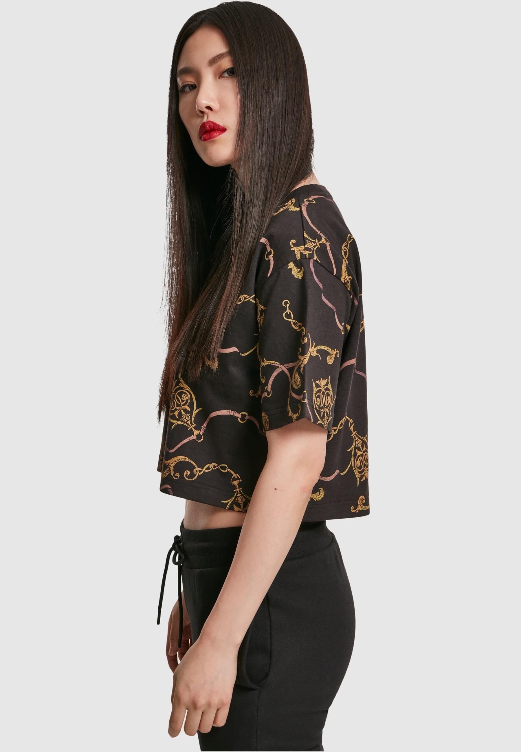 URBAN CLASSICS Kurzarmshirt »Damen Ladies BAUR Short Oversized Tee«, Luxury tlg.) Print | online (1 AOP kaufen