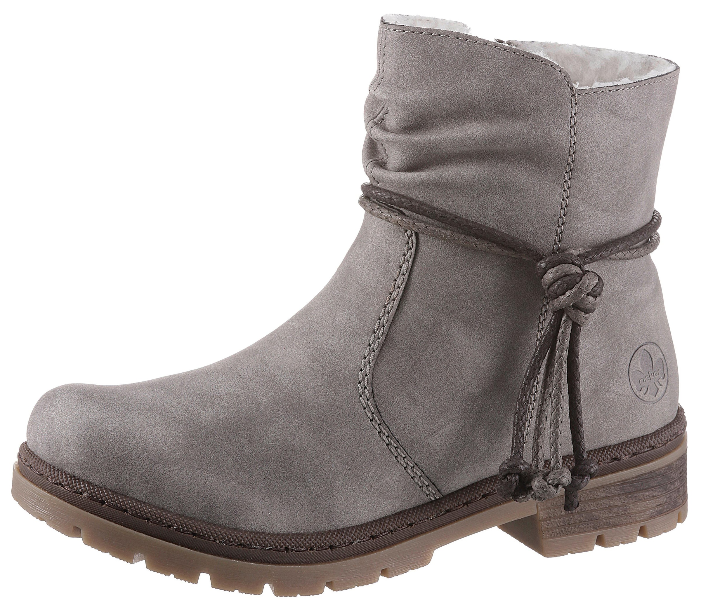 Rieker Winterboots, mit Zierkordel