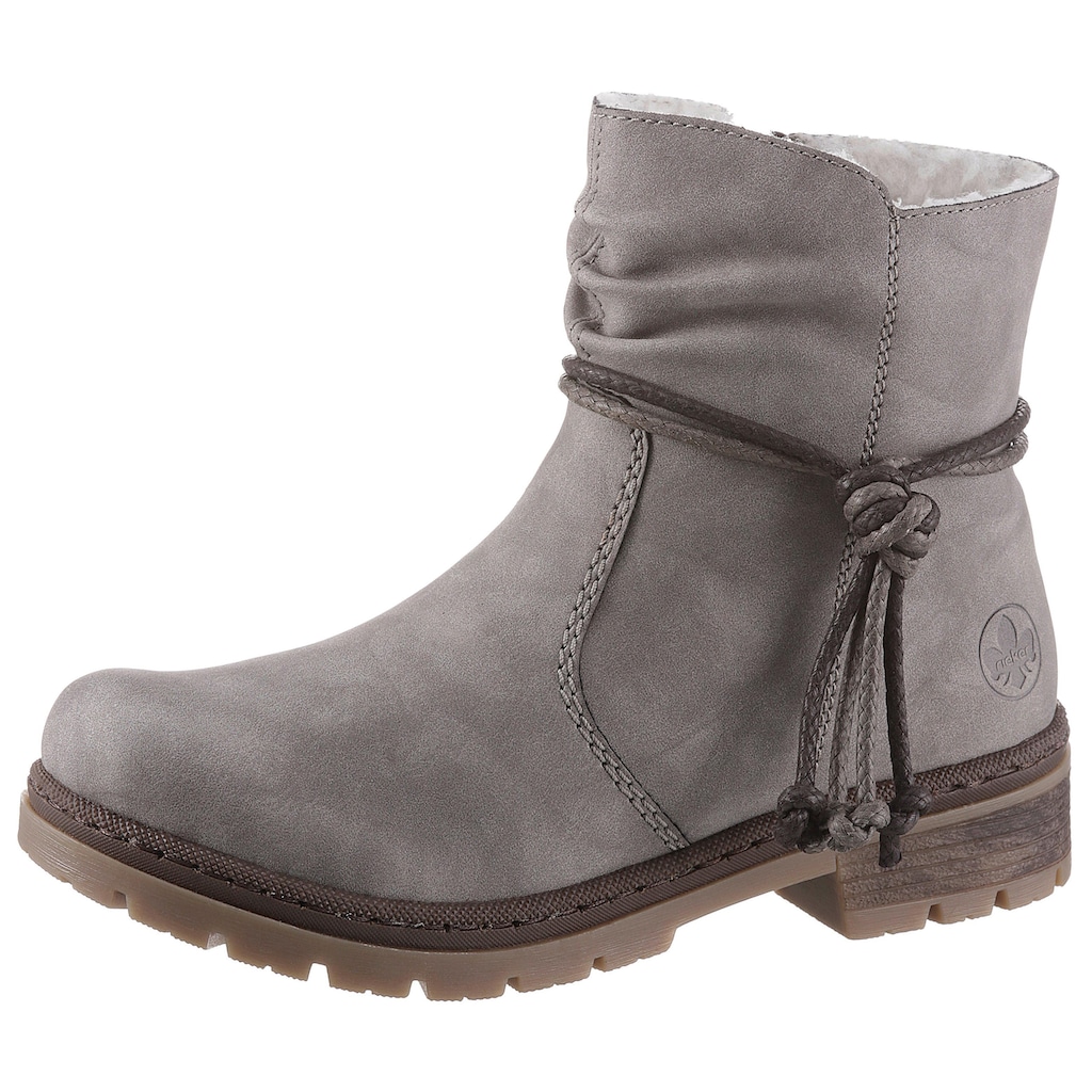 Rieker Winterboots, mit Zierkordel