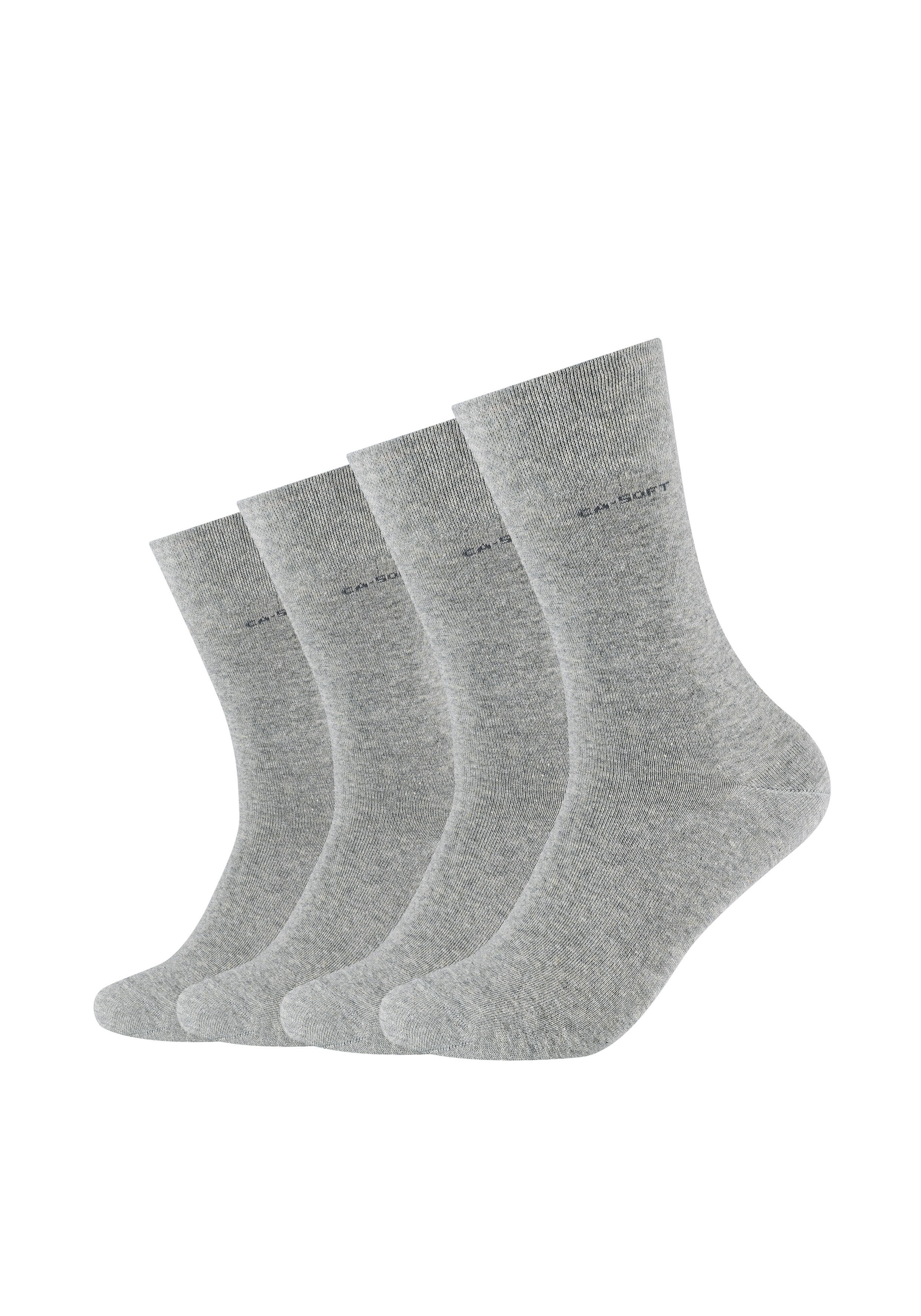 Camano Socken, (Packung, 4er-Pack), mit verstärktem Fersen- und Zehenbereich