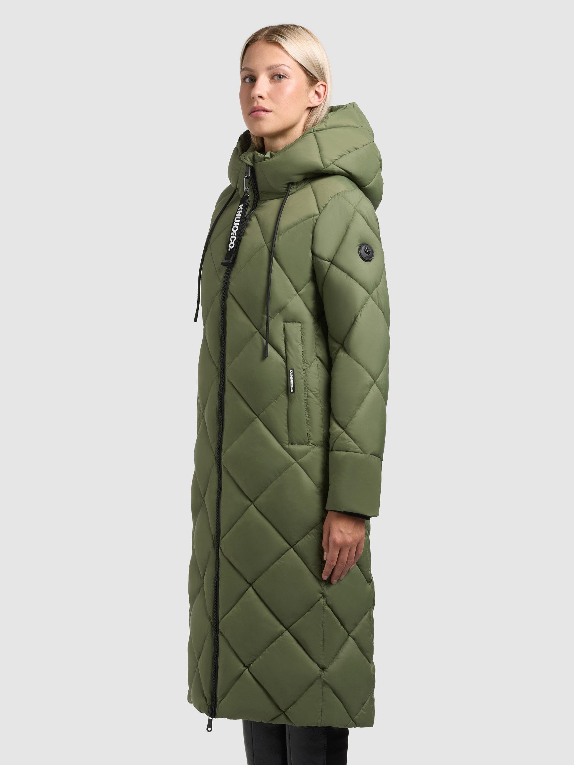 khujo Steppmantel »Cilia« Gesteppter Damen Wintermantel mit Schlüsselanhänger