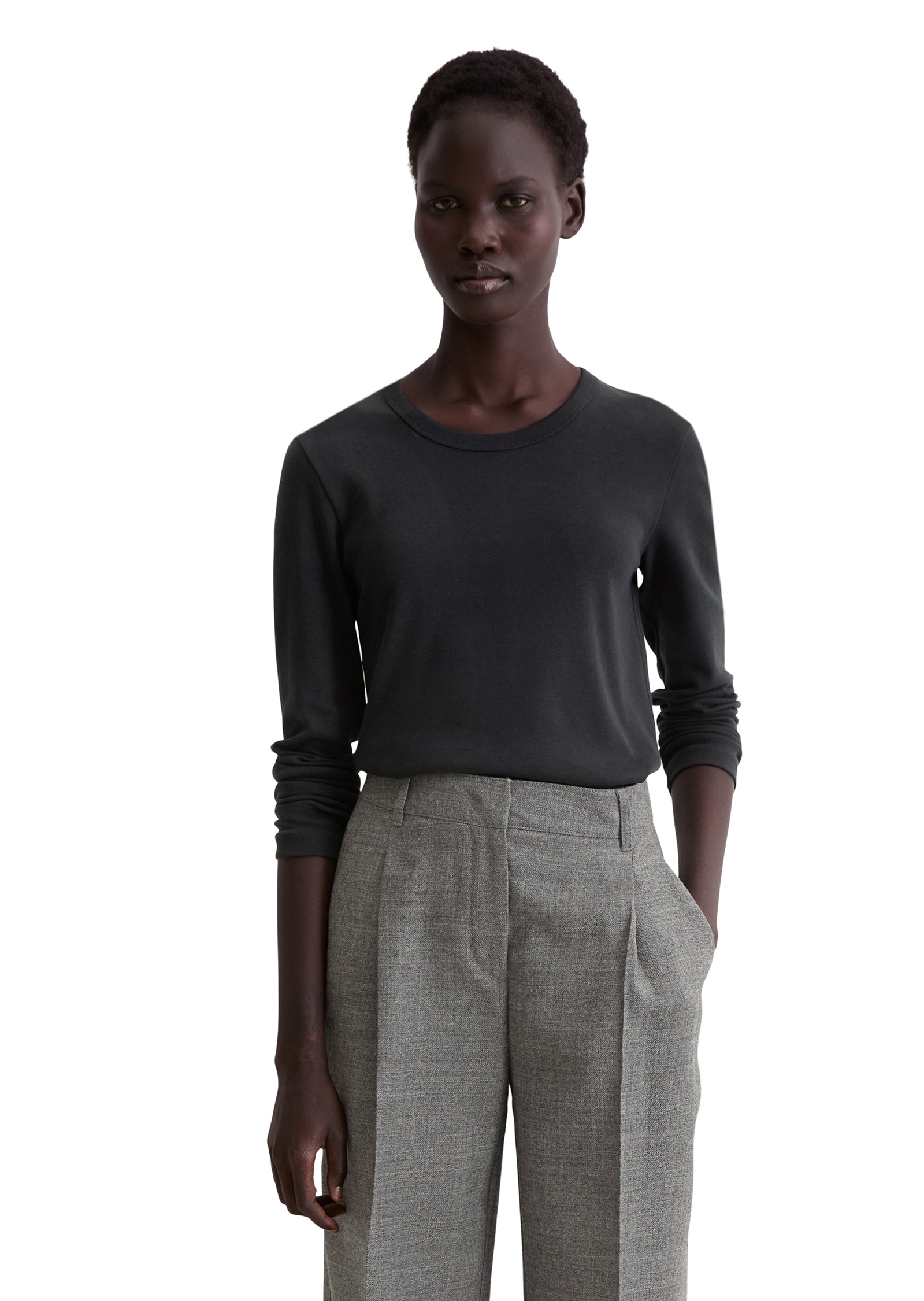 Marc O'Polo Langarmshirt »aus reiner Bio-Baumwolle«