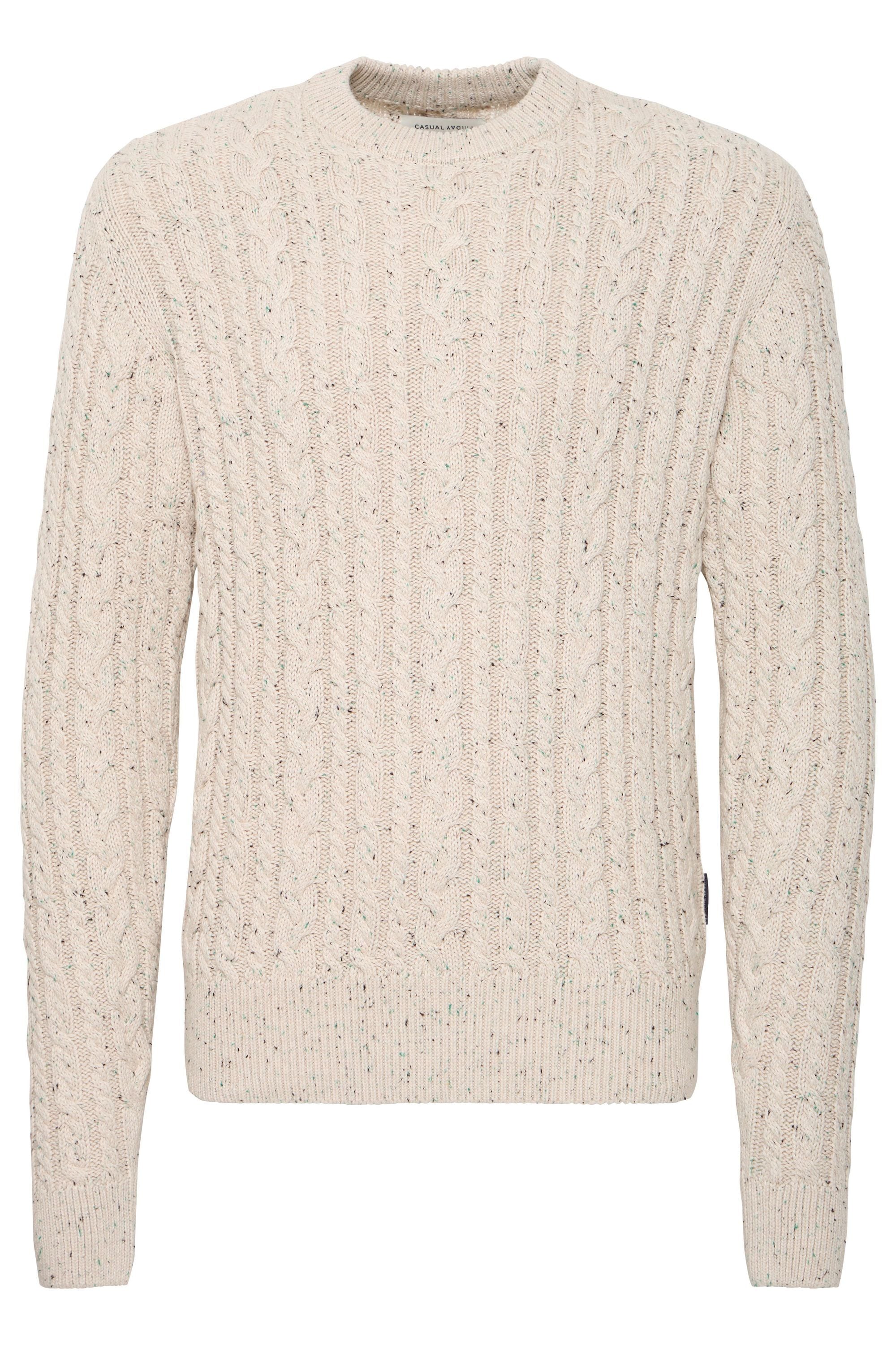 Strickpullover »Strickpullover CFKARL cable crew neck knit with neps«