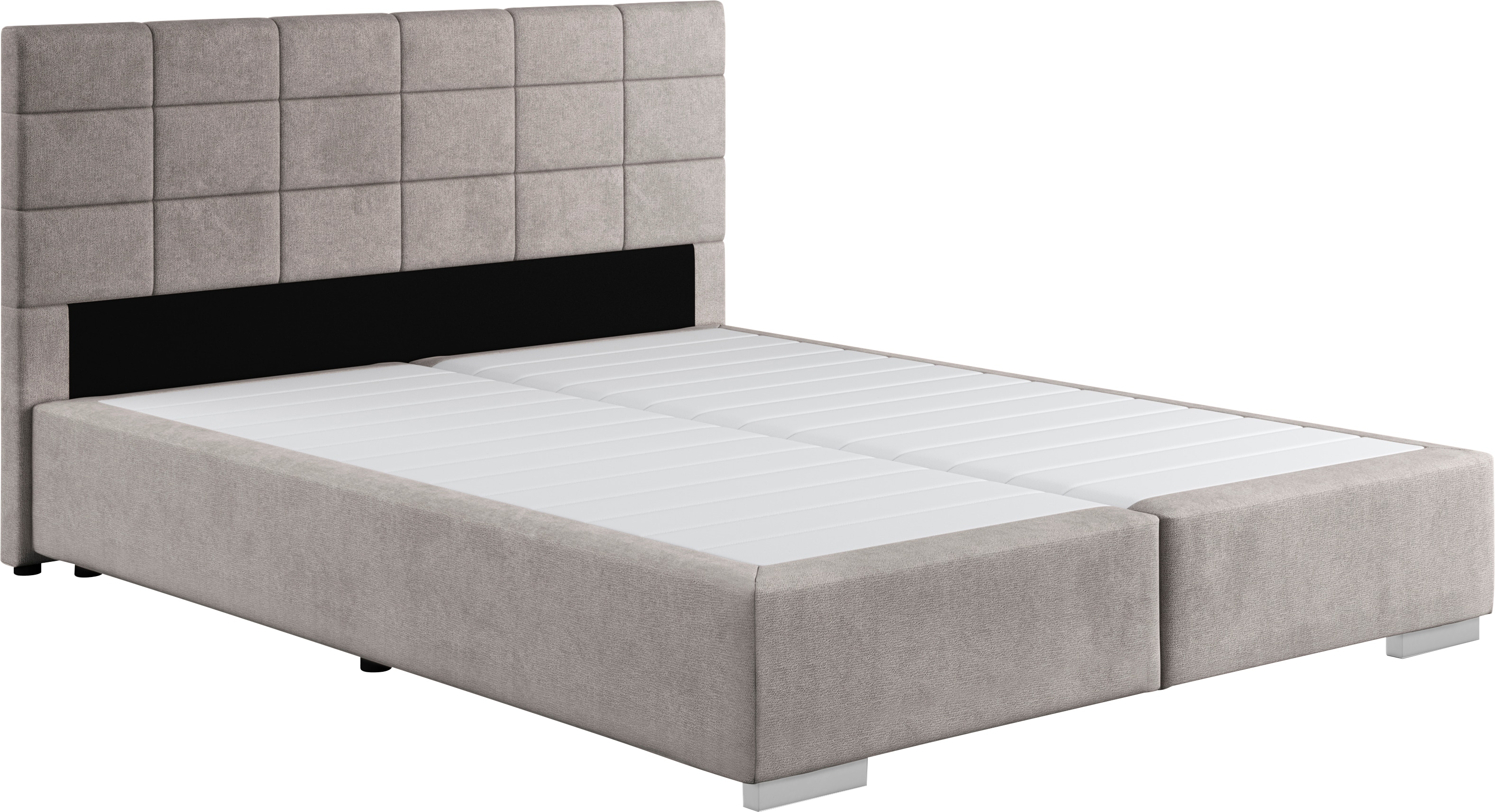 COTTA Boxspringbett "Simba in verschiedenen Farben und Breiten erhältlich, ohne Matratze" Bezugsstoff: Struktur fein