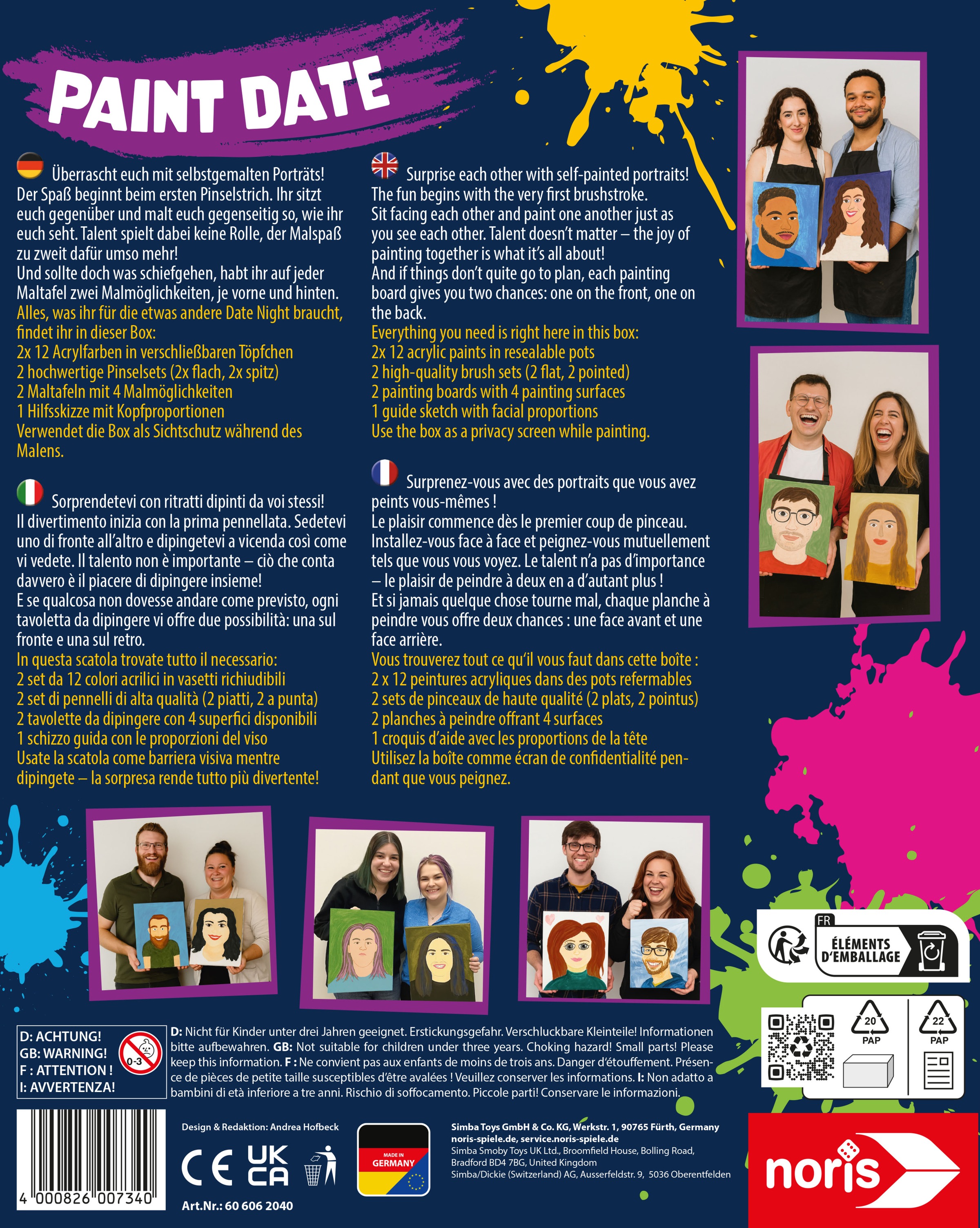 Noris Spiel »Paint Date«