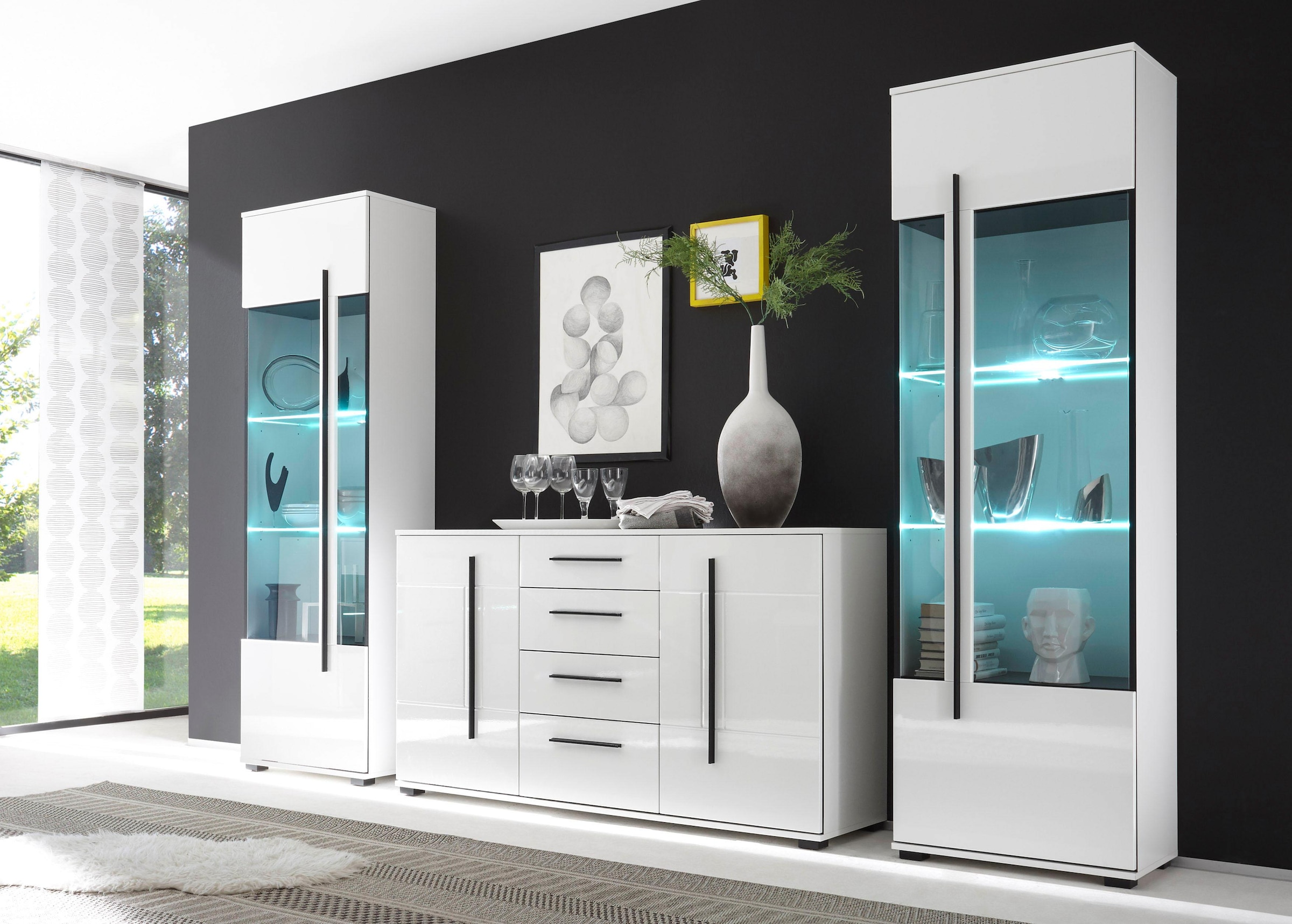 INOSIGN Vitrine »Cantara«, Höhe 200 cm